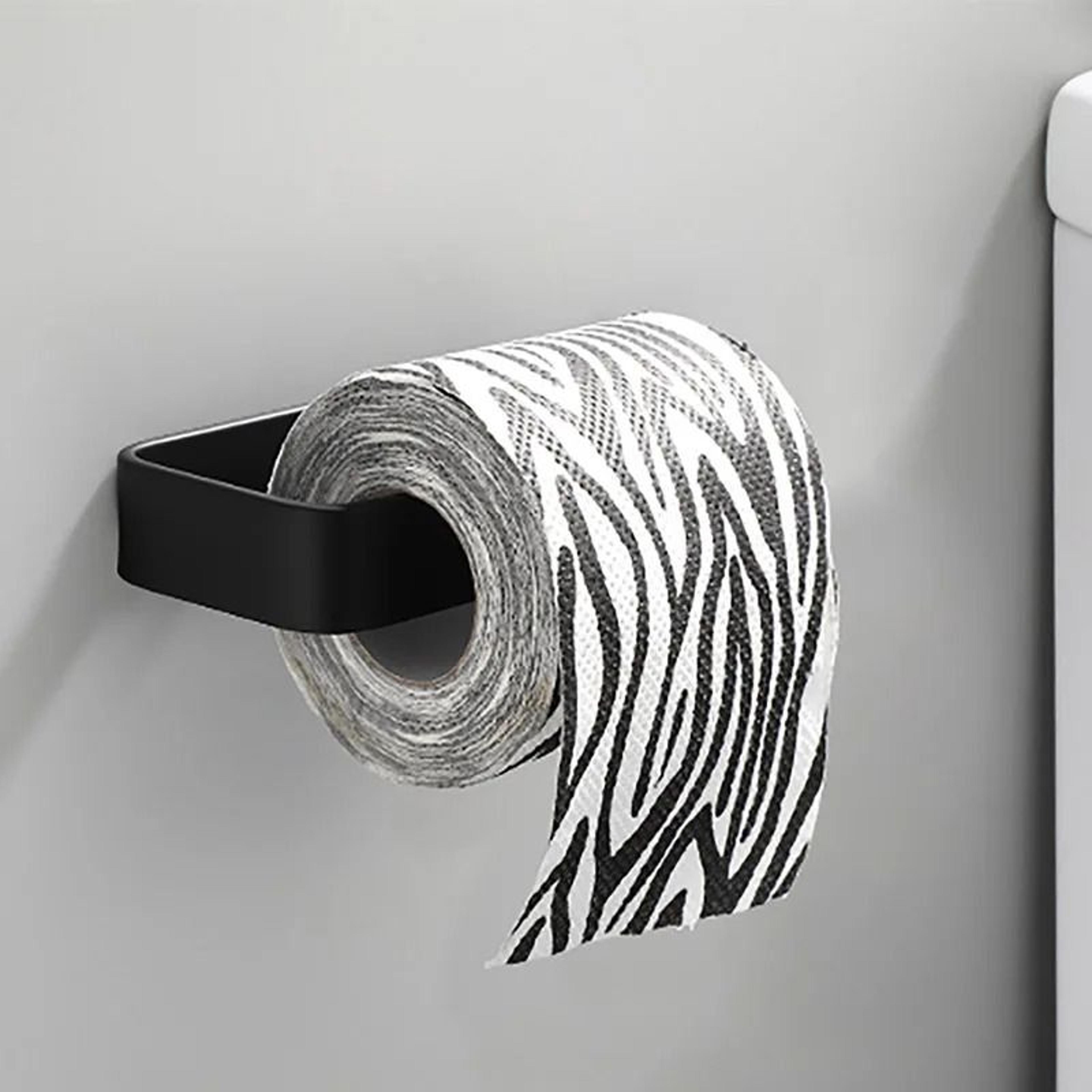 Kitchen Paper Towel Holder Adhesive Toilet Roll Tissue Dispenser Cabinet Storage 7
