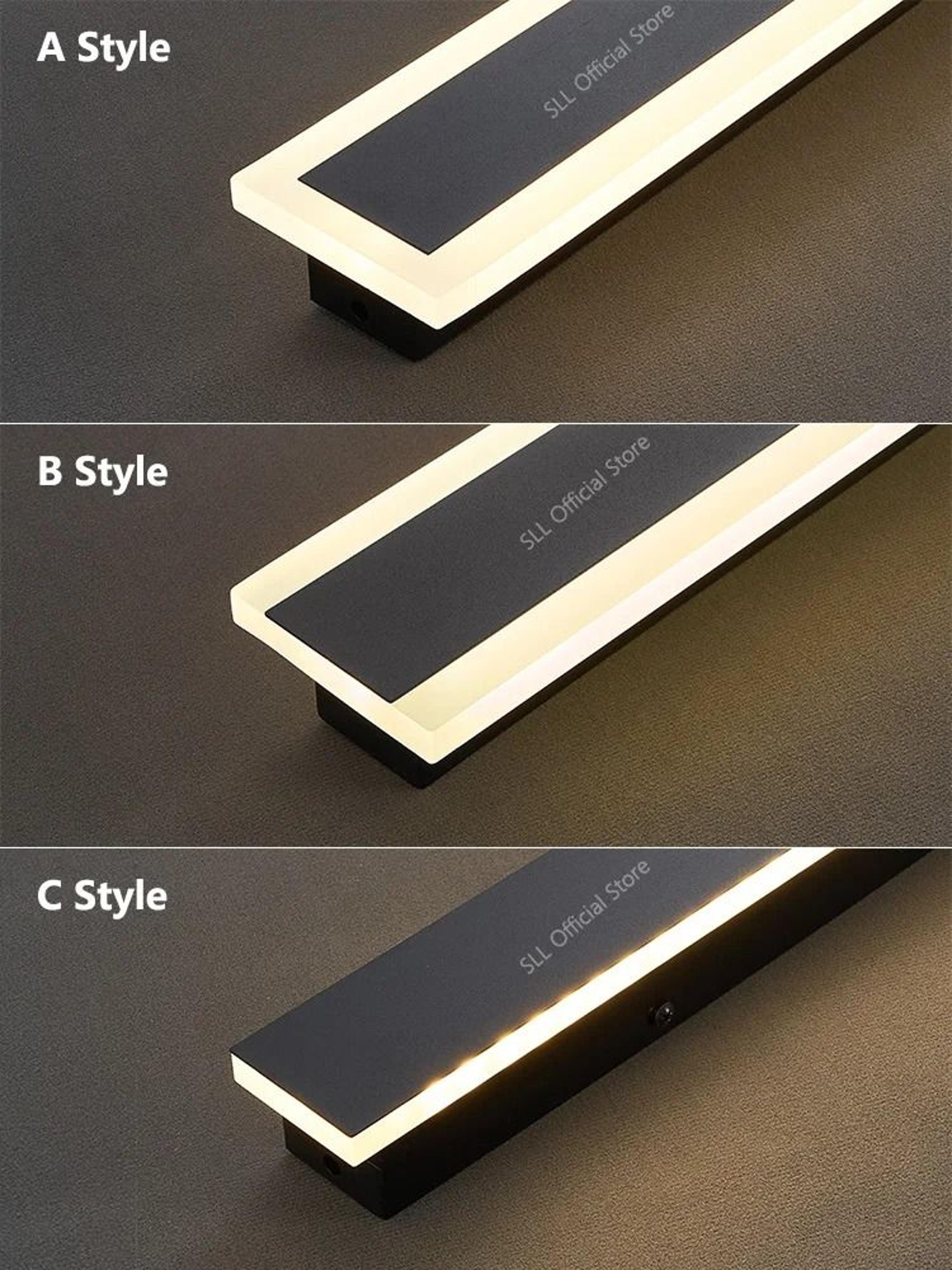 Modern Waterproof Outdoor Long Strip LED Wall Lamp IP65 Aluminum Garden Sconce 5