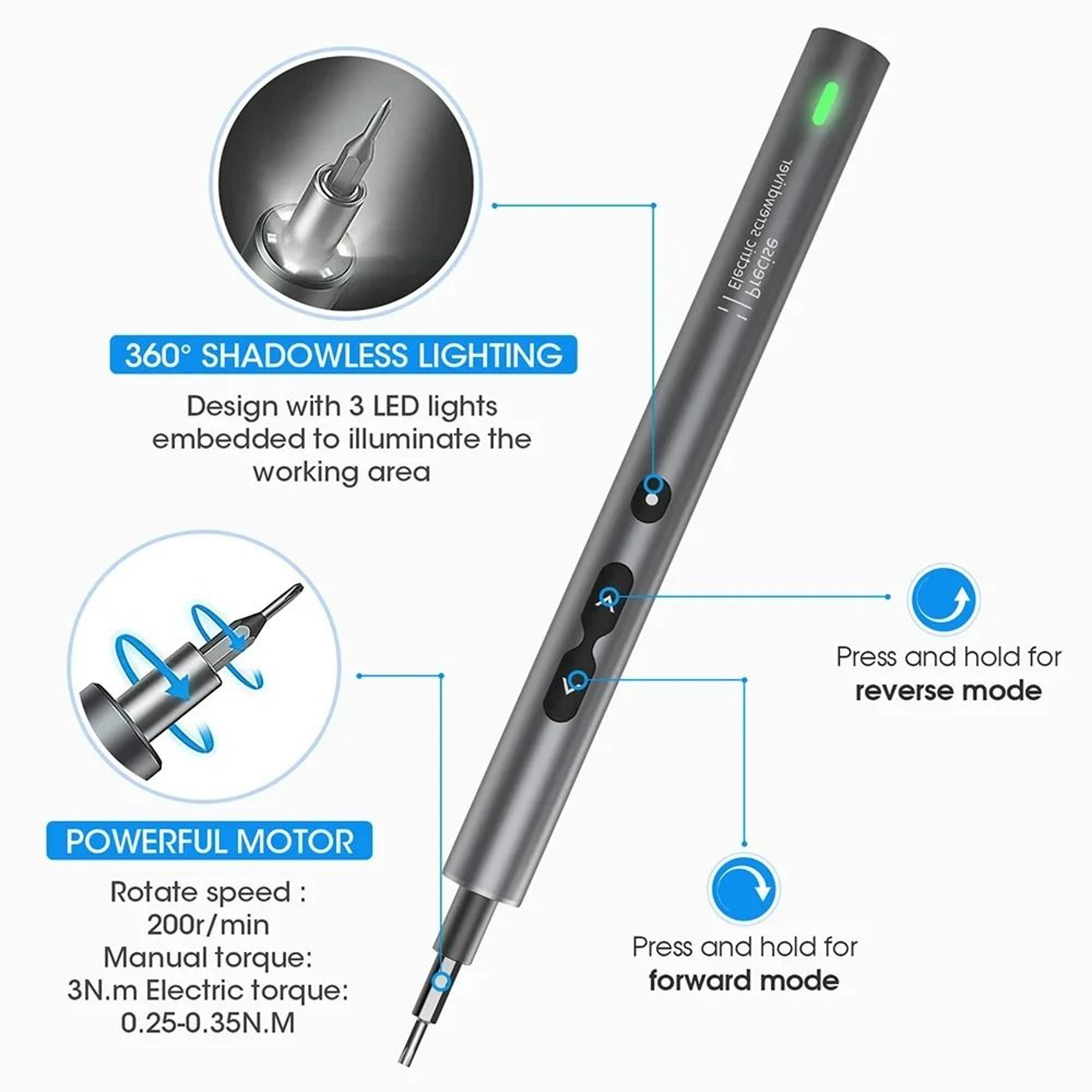 626 In 1 Precision Electric Screwdriver Set Power Tool Kit For Mobile Repair 1
