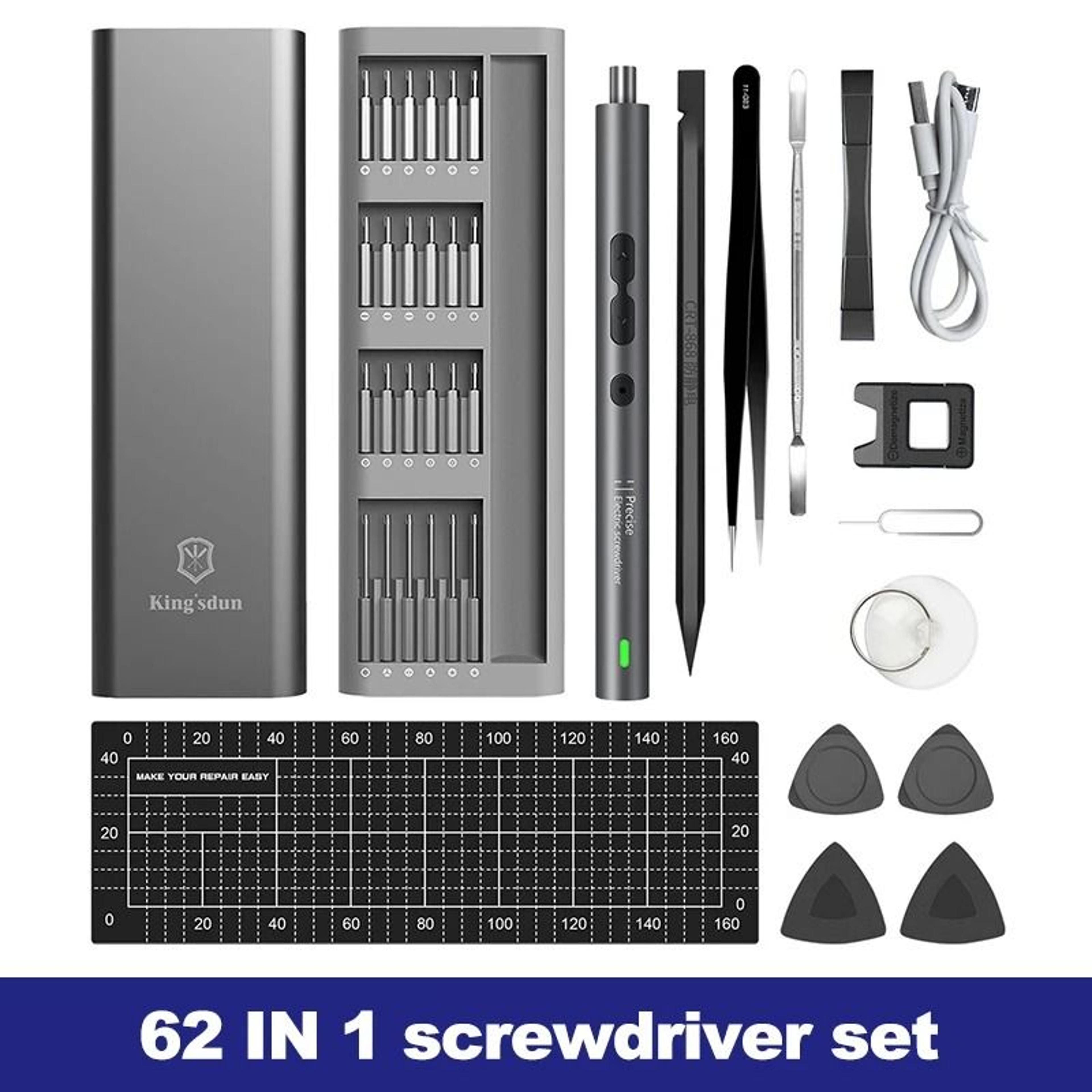 626 In 1 Precision Electric Screwdriver Set Power Tool Kit For Mobile Repair 7