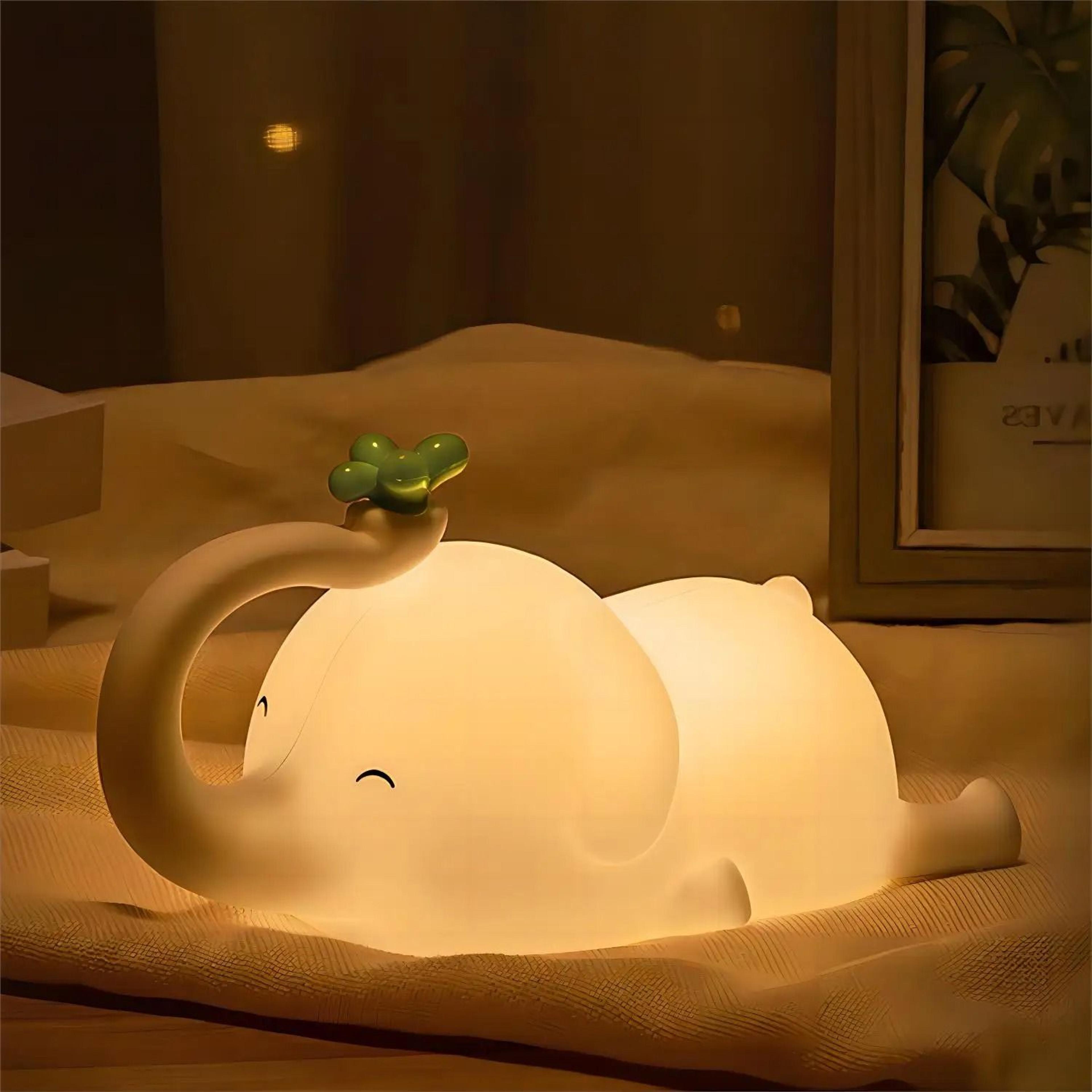 Cute Silicone Sheep Night Light  Rechargeable Dimmable Sleep Lamp For Childrens Room 7