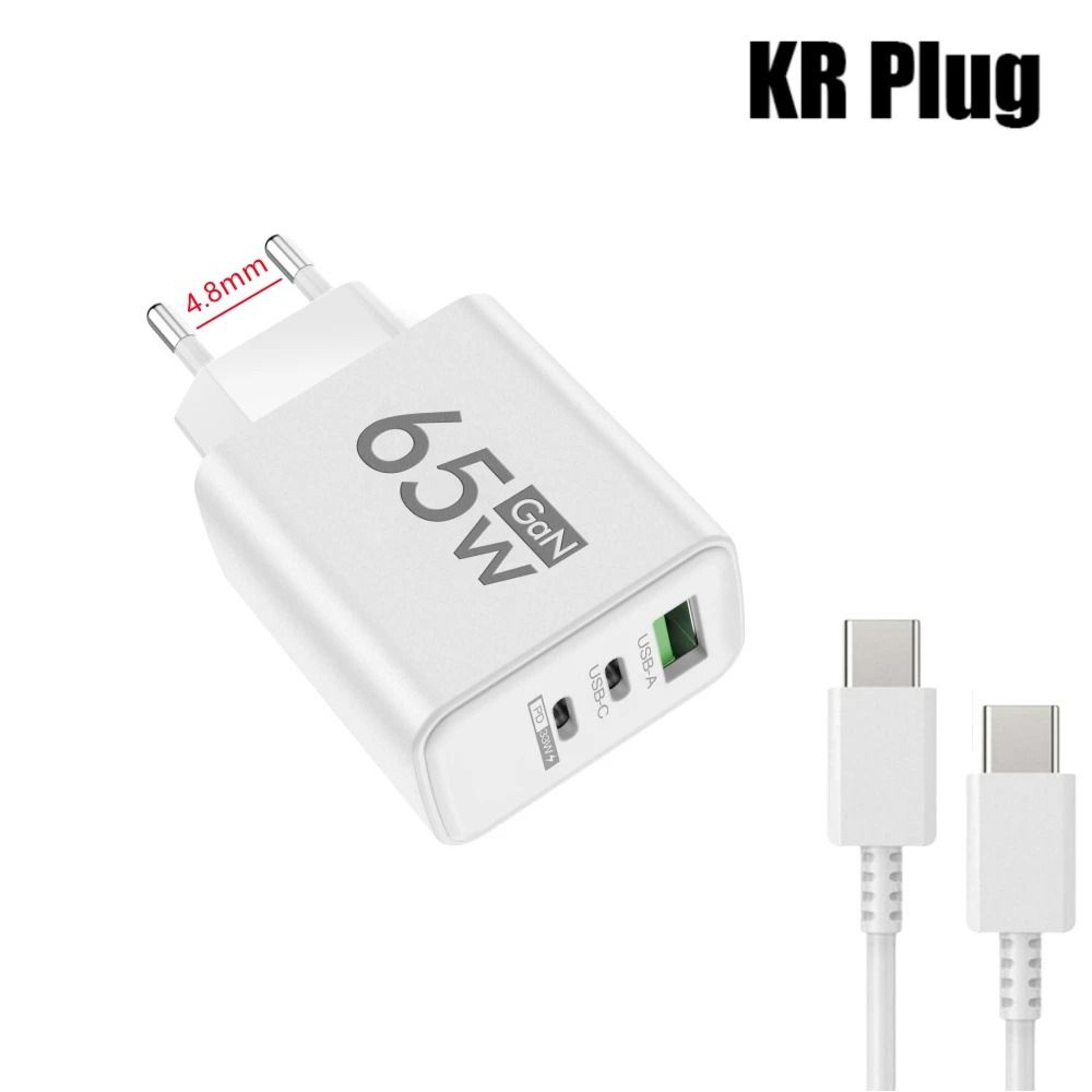 3Port MultiPlug USB  TypeC PD Fast Charger  Quick Charge Adapter For IPhone 16 Samsung And Huawei 14