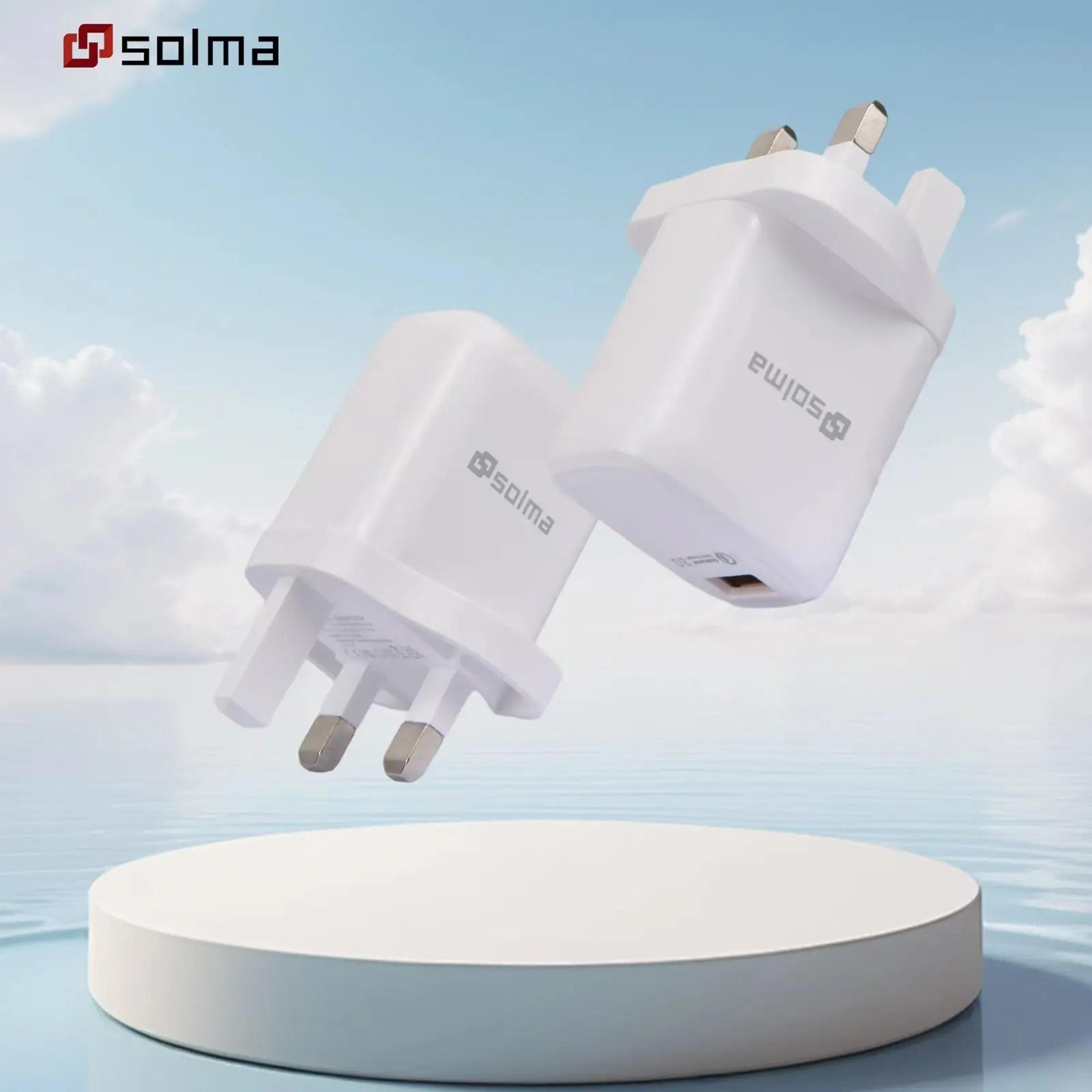 2Pack QC 30 Fast Charger Set  Universal USB Wall Adapter With EU  UK Plug Options For Mobile Phones 9
