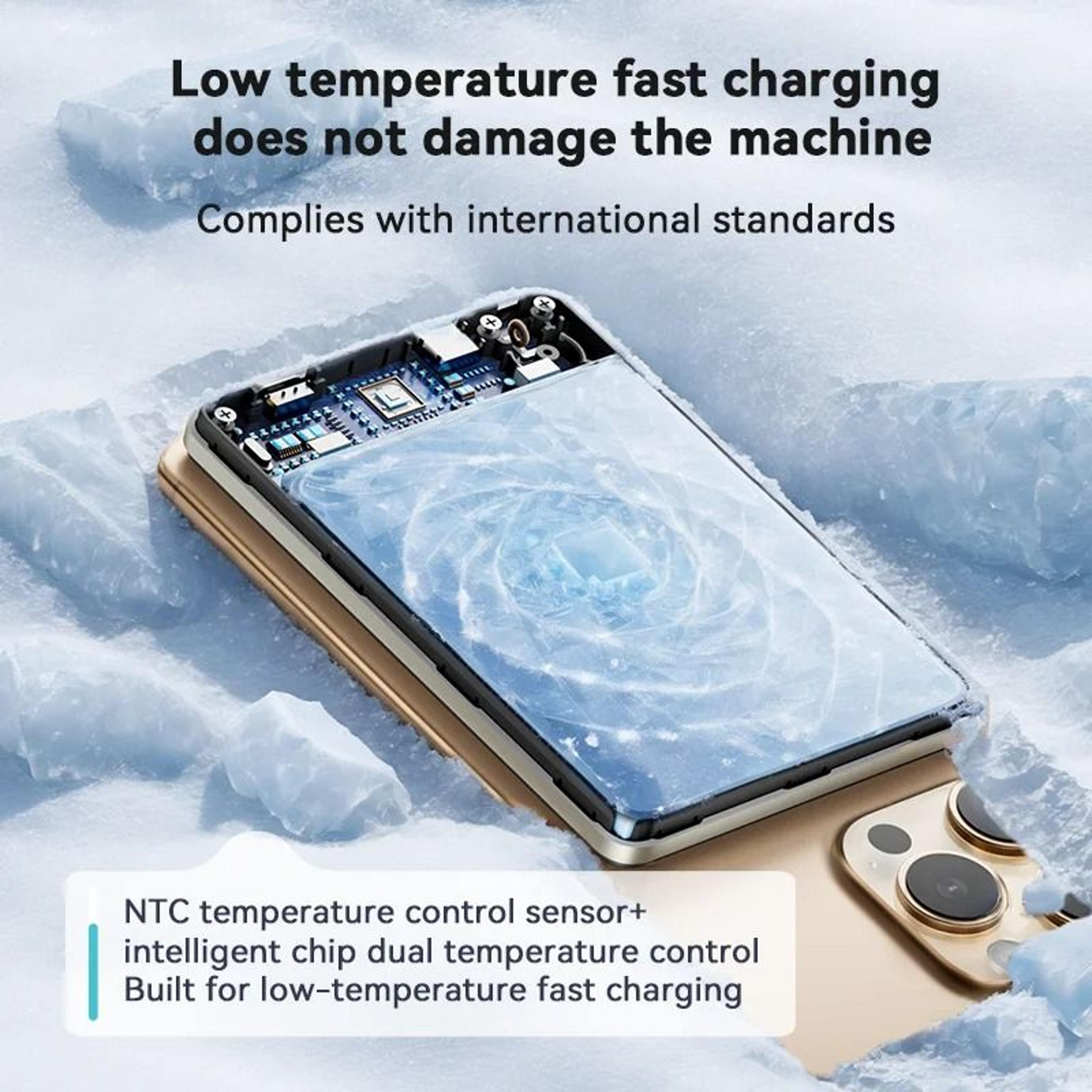 KUULAA 10000mAh Magnetic Power Bank  20W PD Fast Charging Wireless Charger For IPhone 16 15  14 2