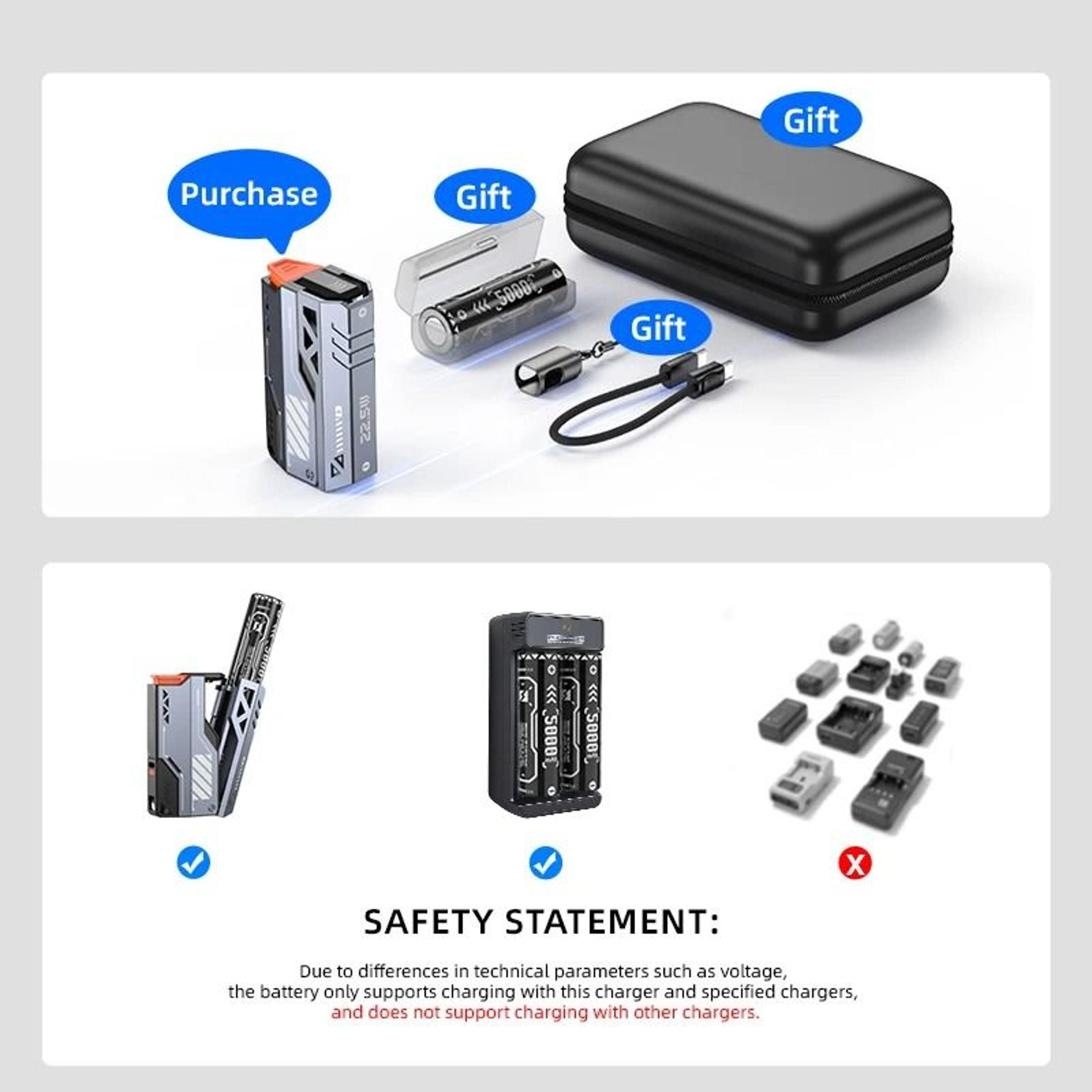 VYVYLABS 30000mAh Detachable 3C Power Bank  225W Wireless Fast Charger For IPhone 17  Android 5