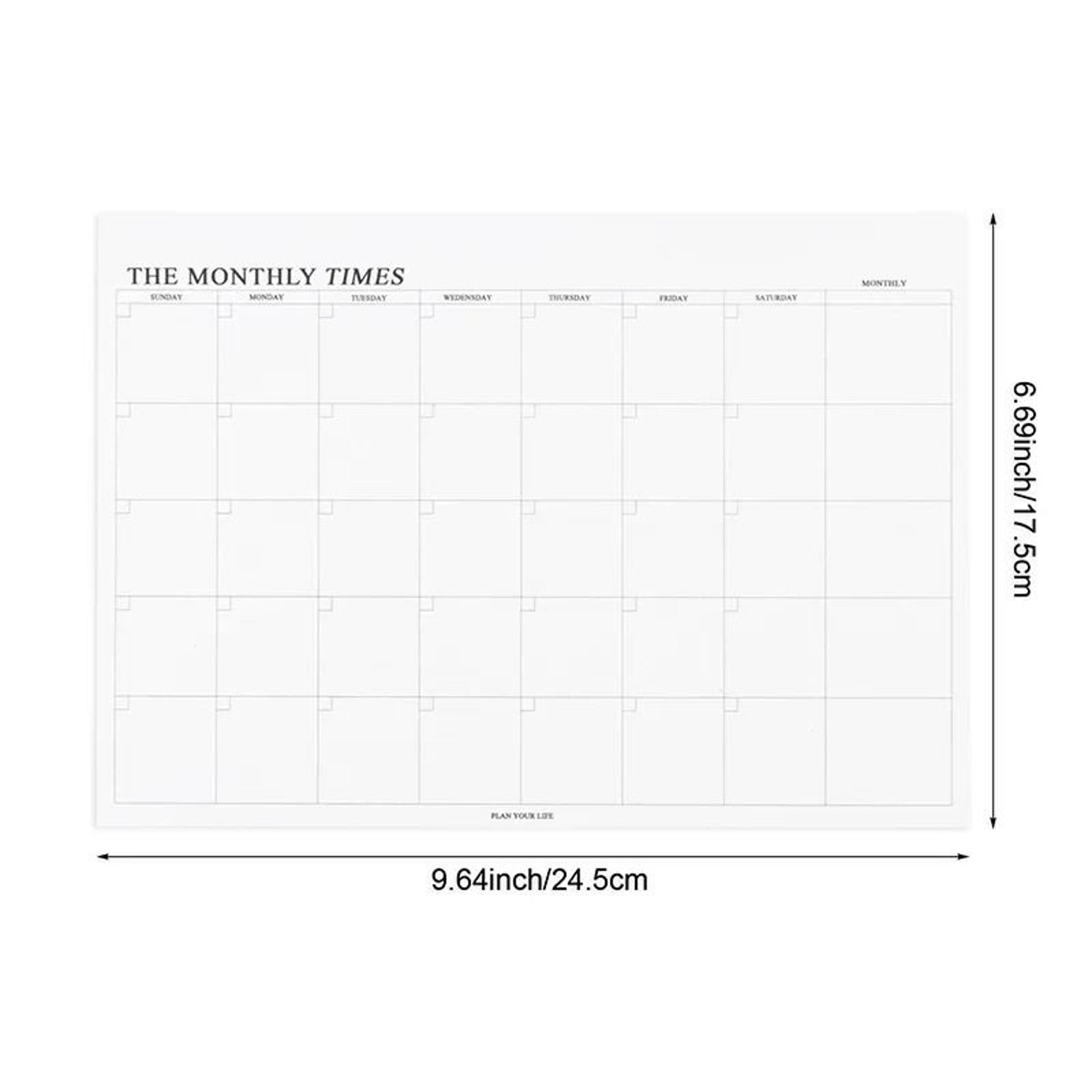 Weekly  Monthly Undated Agenda Notebook  Professional Study Planner  Korean Stationery For Office A 7