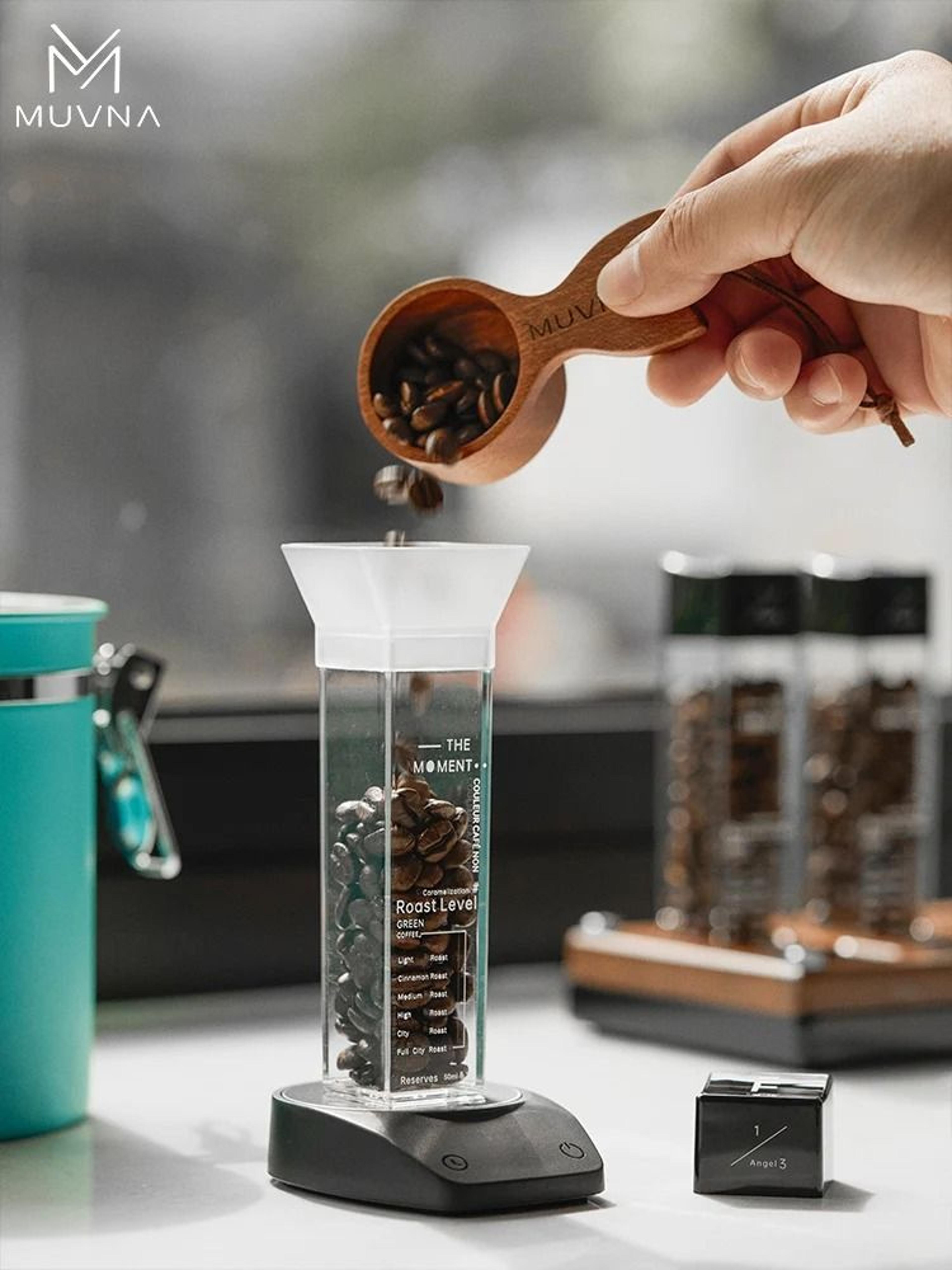MUVNA Mini Electronic Espresso Scale  01g High Precision With LED Display  Powder Receiving Cup 2