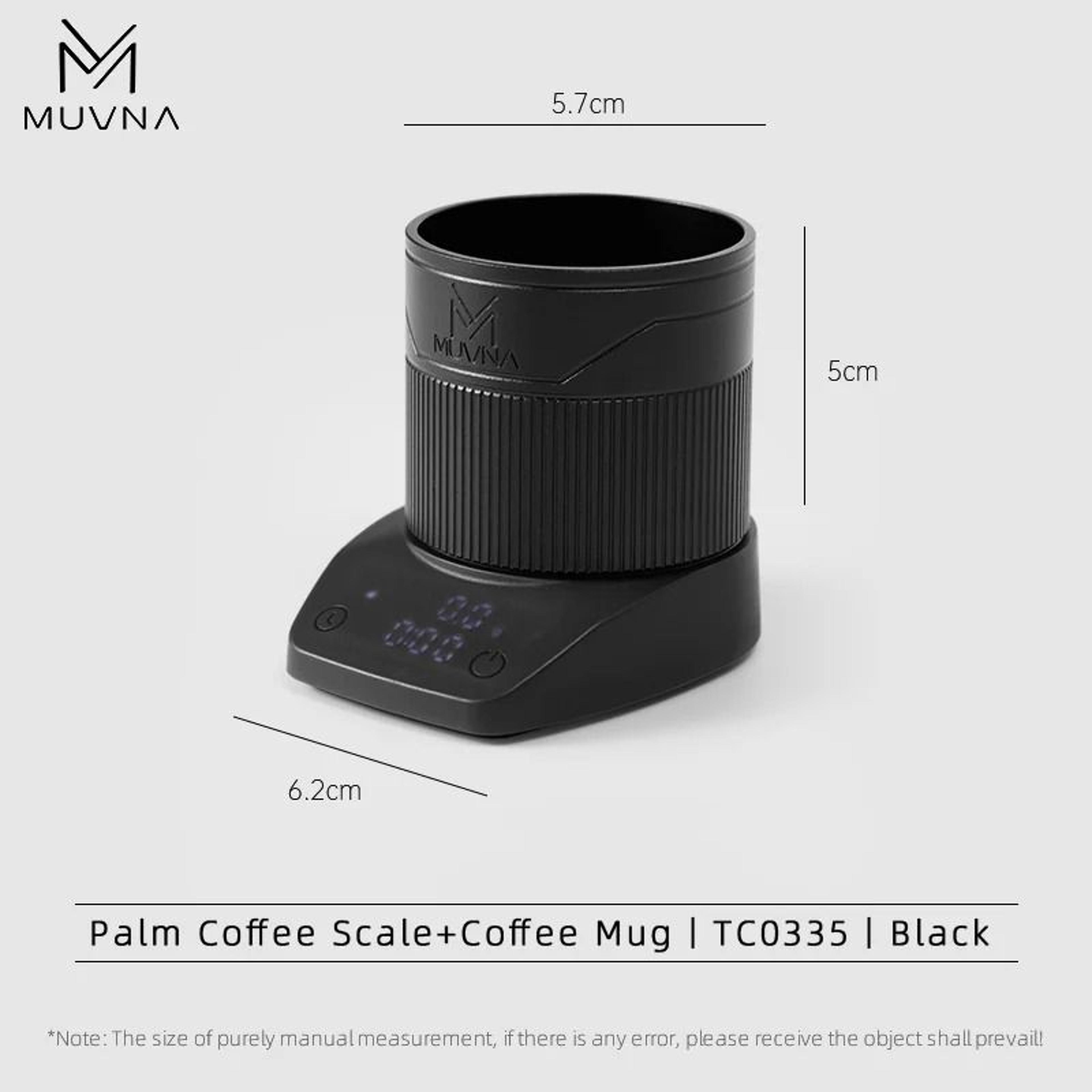 MUVNA Mini Electronic Espresso Scale  01g High Precision With LED Display  Powder Receiving Cup 7