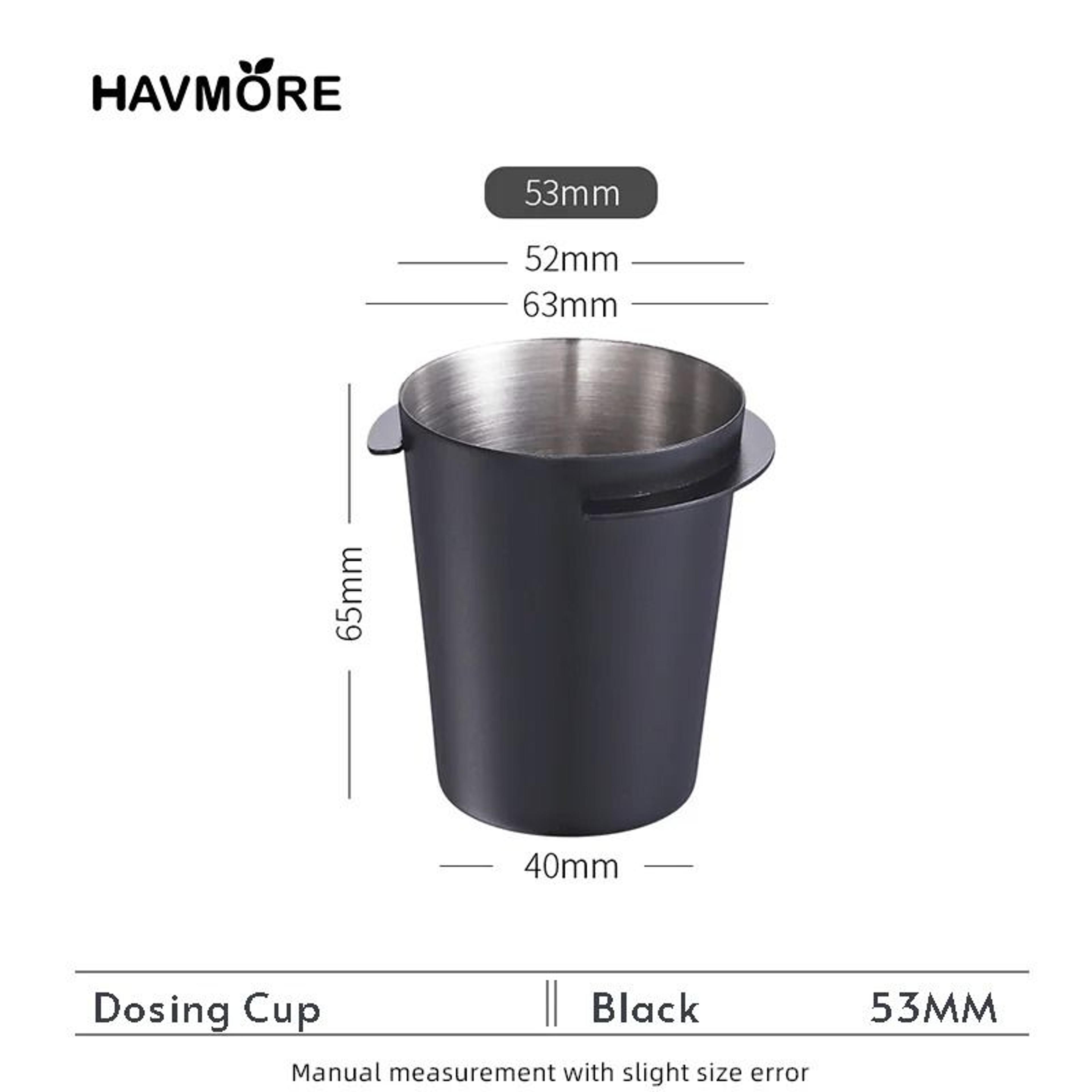 Stainless Steel Coffee Dosing Cup  Sniffing Mug  WearResistant Espresso Accessory 515358mm 9