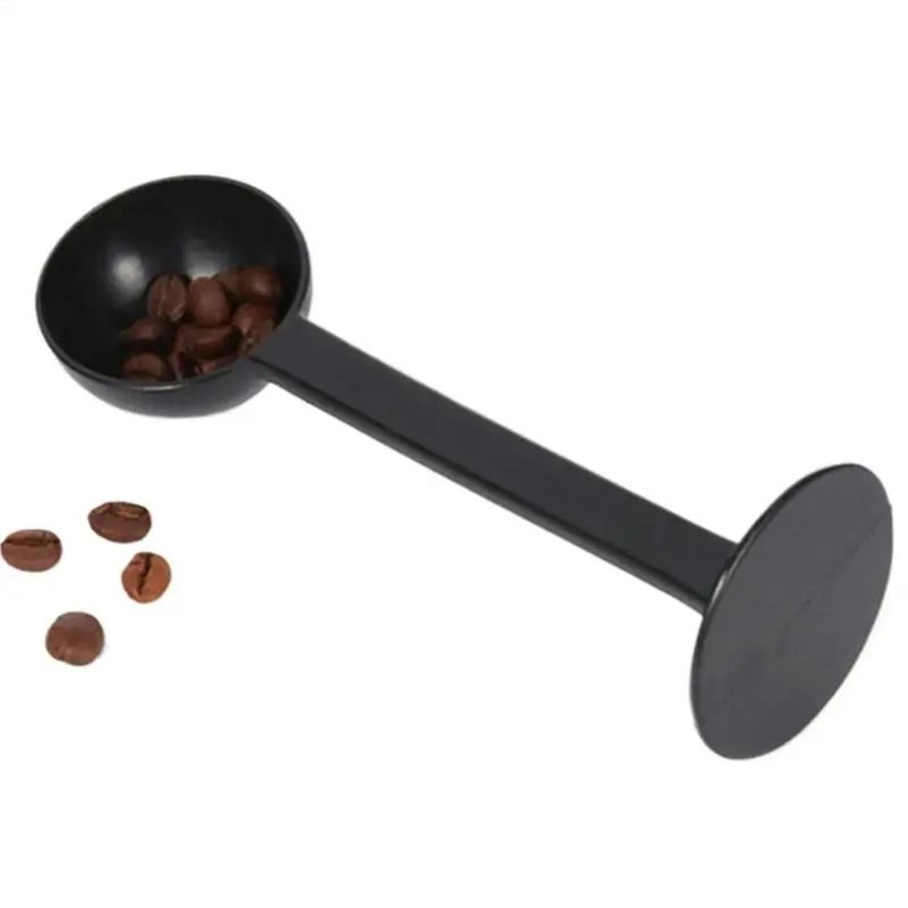 DualFunction Coffee Measuring Scoop  Tamper  Professional 2in1 Espresso Tamping Spoon 1