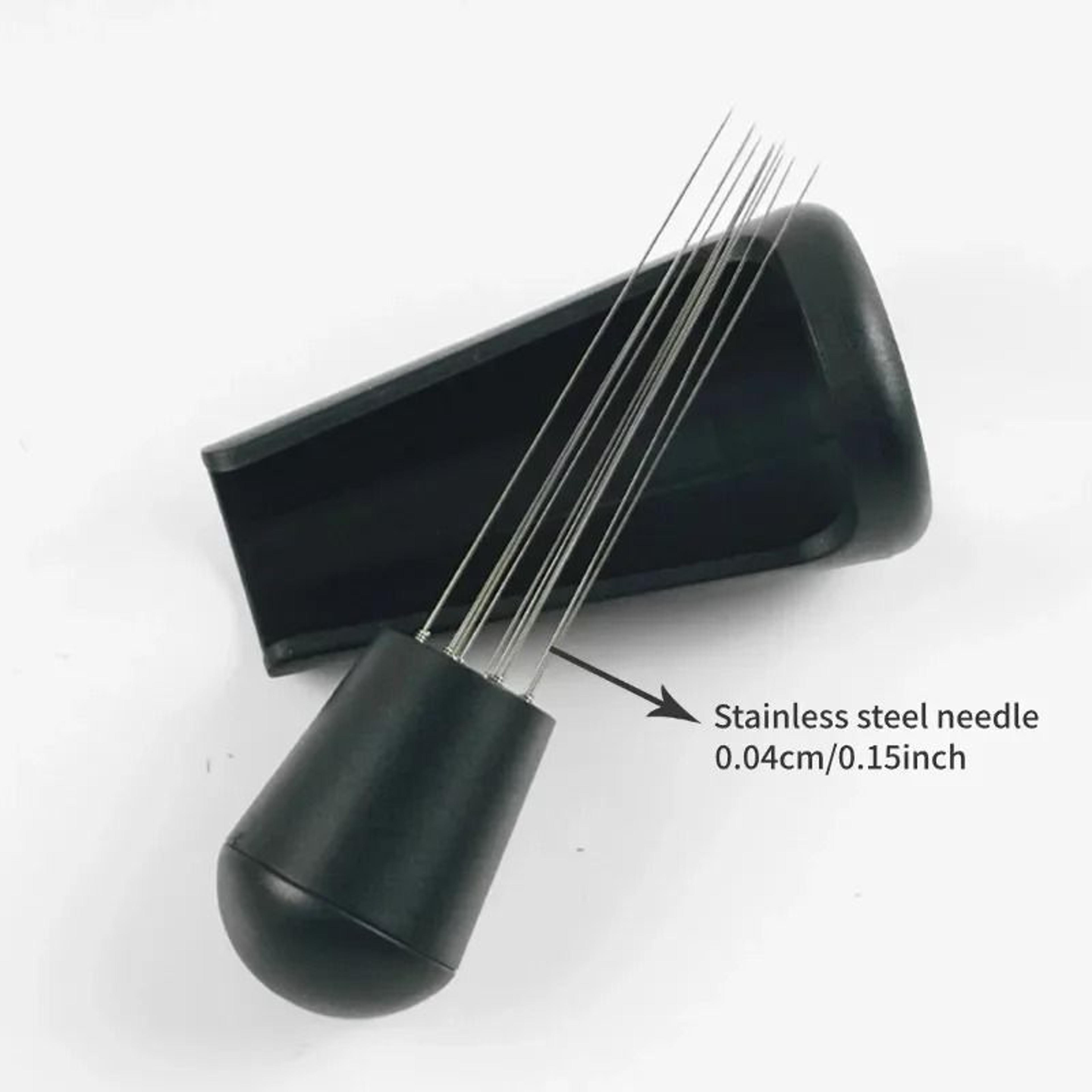 Professional WoodHandled WDT Tool  Precision Espresso Needle Distributor For Barista Extraction 3