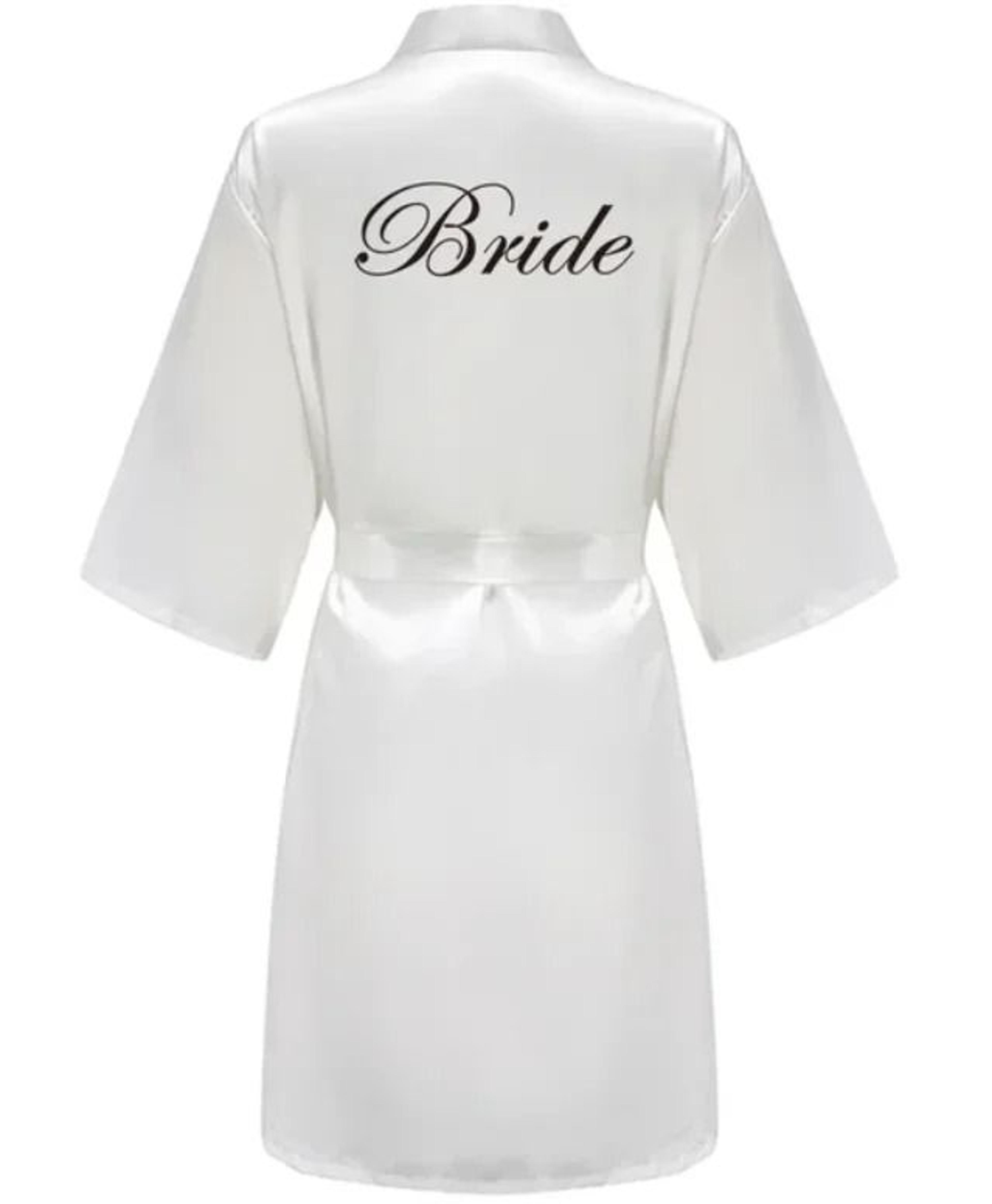 Wedding Party Team Bride Robe  Professional Satin Kimono Pajamas  Bridesmaid Bathrobe SP2000 8