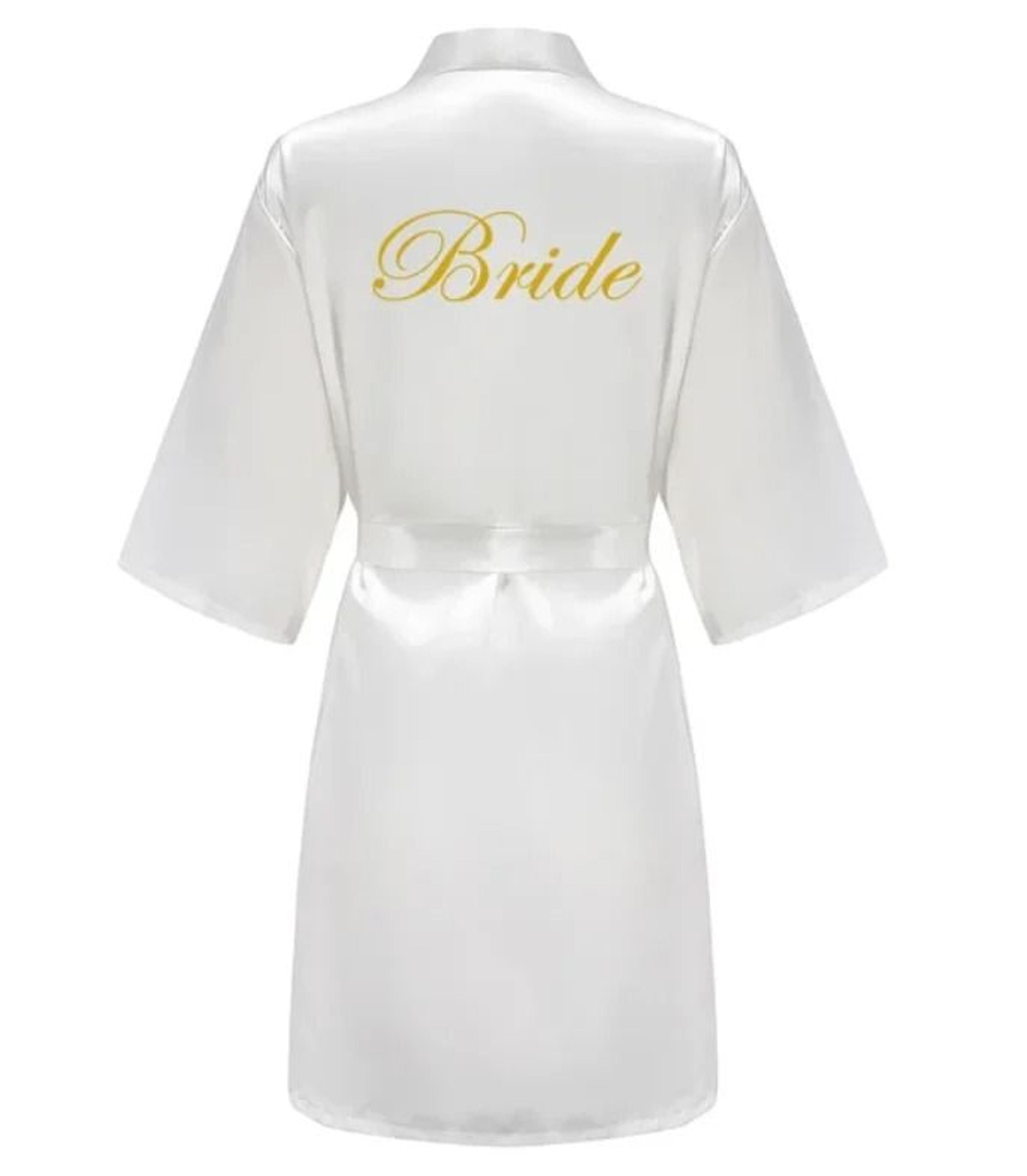 Wedding Party Team Bride Robe  Professional Satin Kimono Pajamas  Bridesmaid Bathrobe SP2000 9