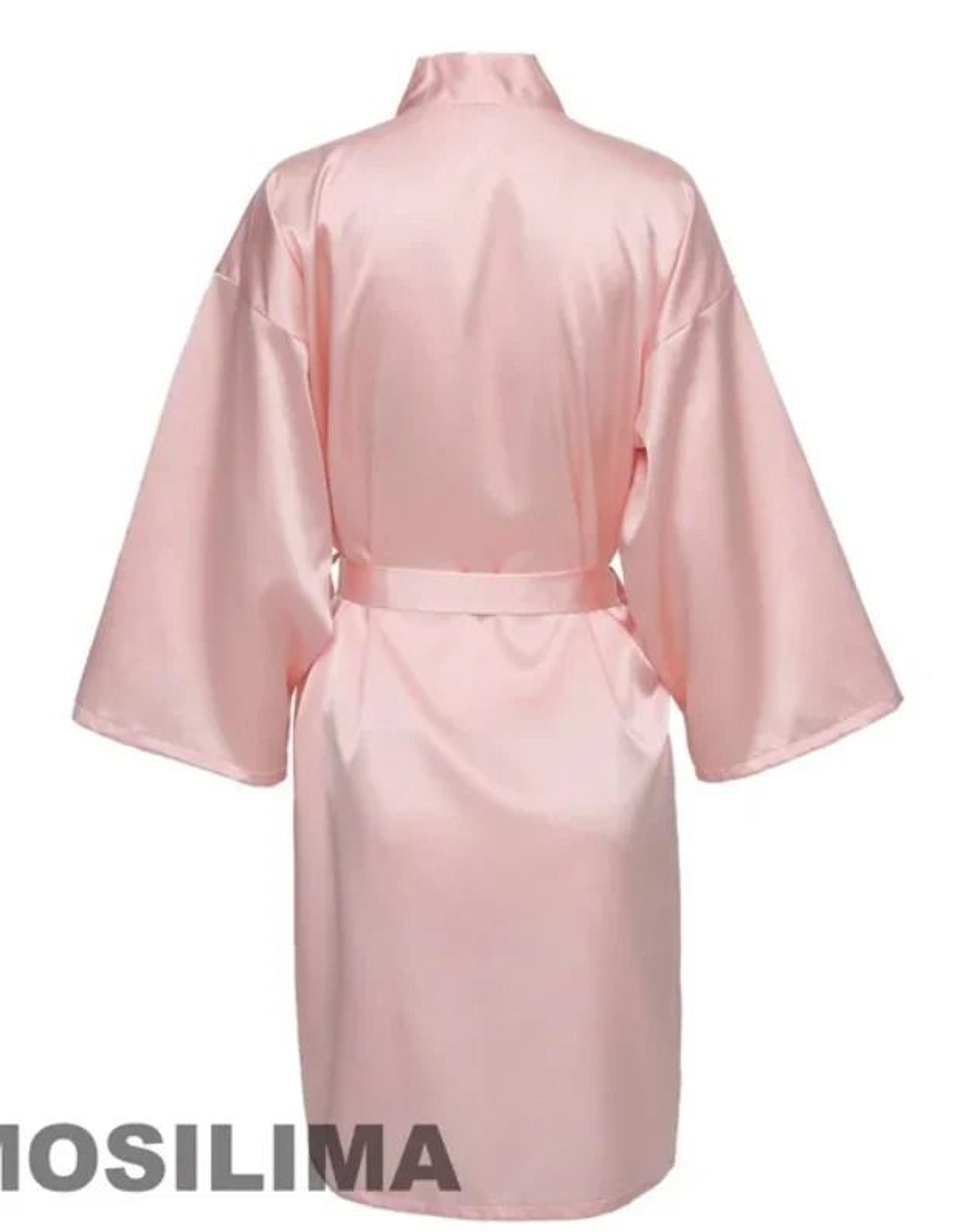 Wedding Party Team Bride Robe  Professional Satin Kimono Pajamas  Bridesmaid Bathrobe SP2000 12