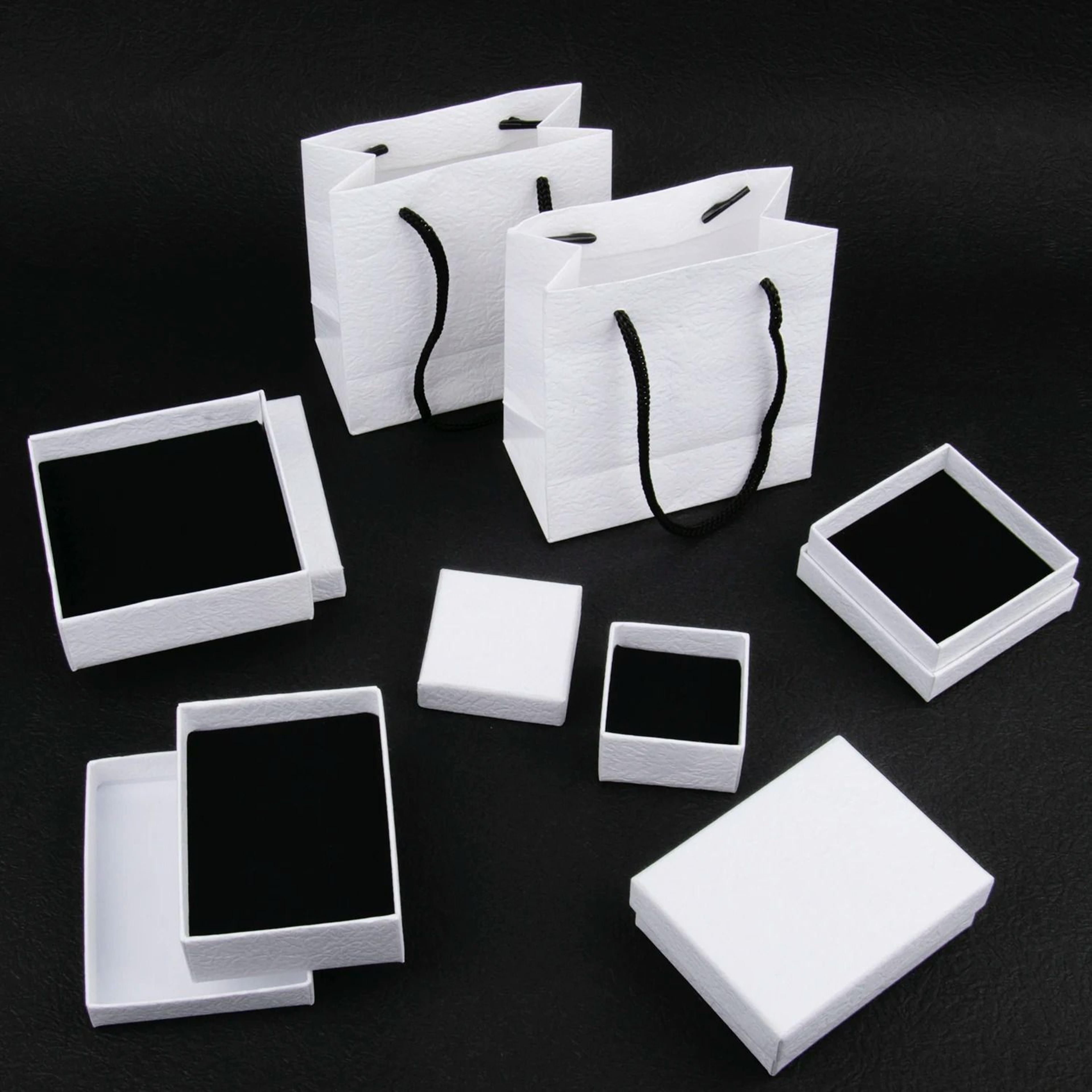 square jewelry organizer box – high-performance white kraft paper display & gift boxes for engagement rings & accessorie