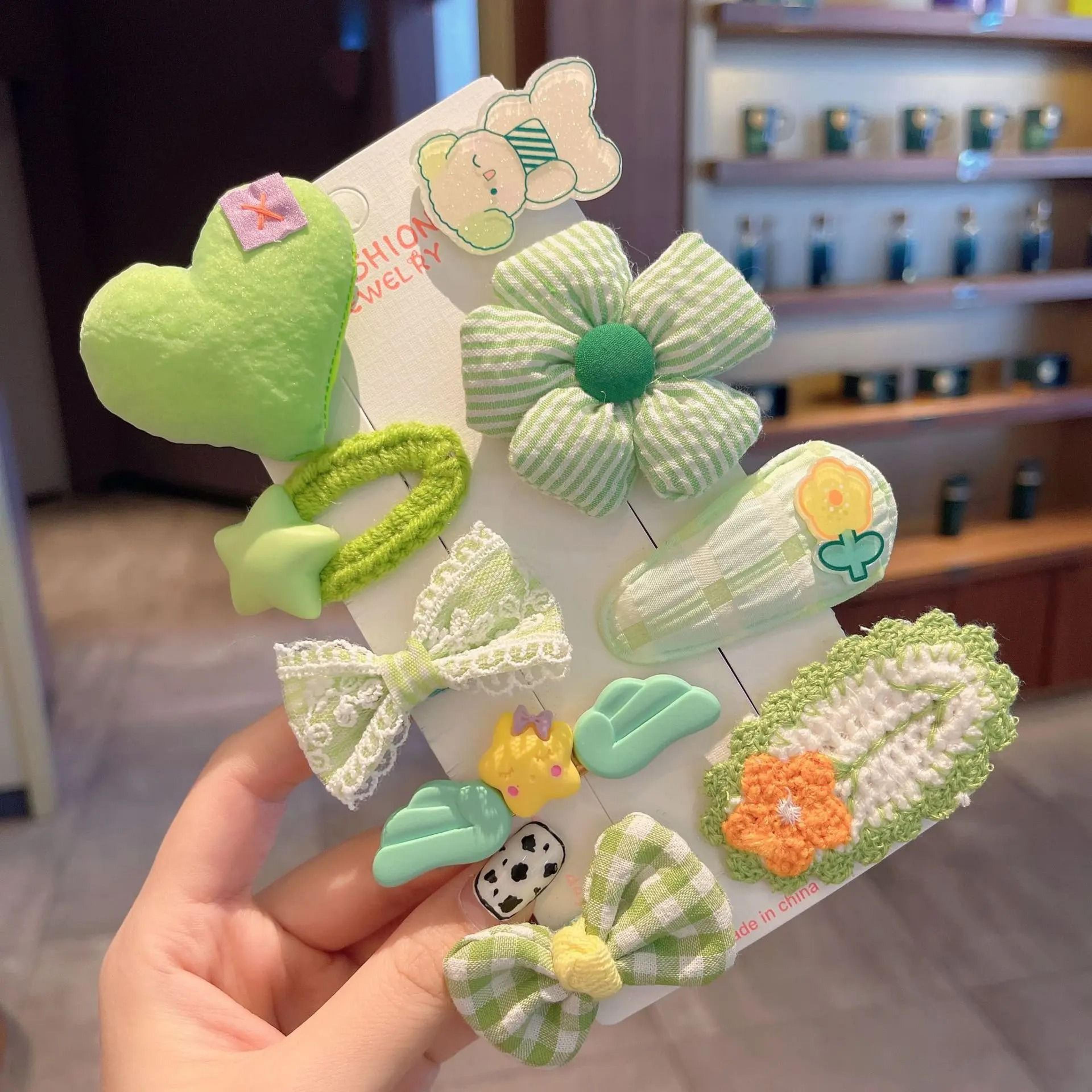 Plush Cartoon Animal Hair Clip  Sweet AutumnWinter Side Headdress For Women  Girls 13
