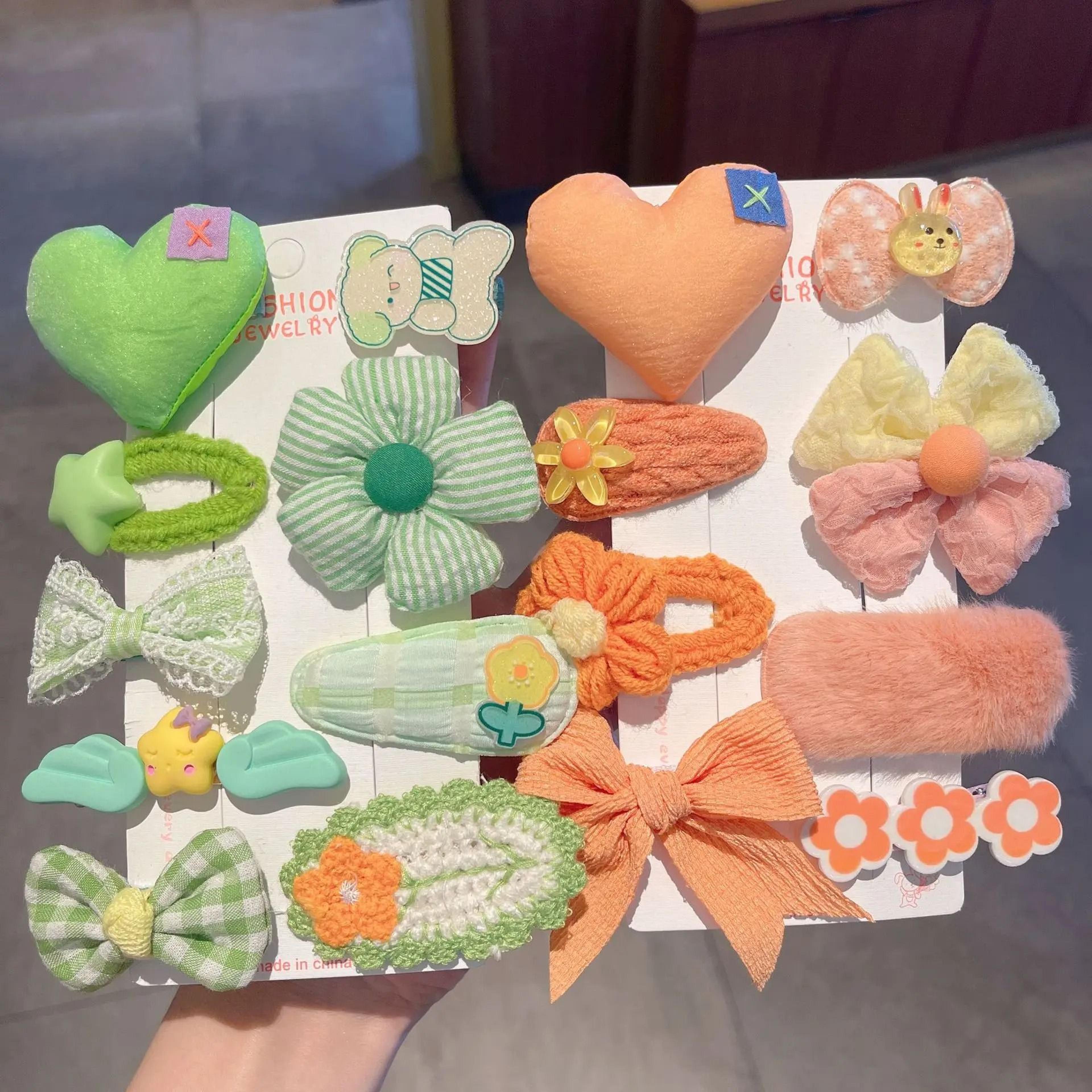 Plush Cartoon Animal Hair Clip  Sweet AutumnWinter Side Headdress For Women  Girls 7
