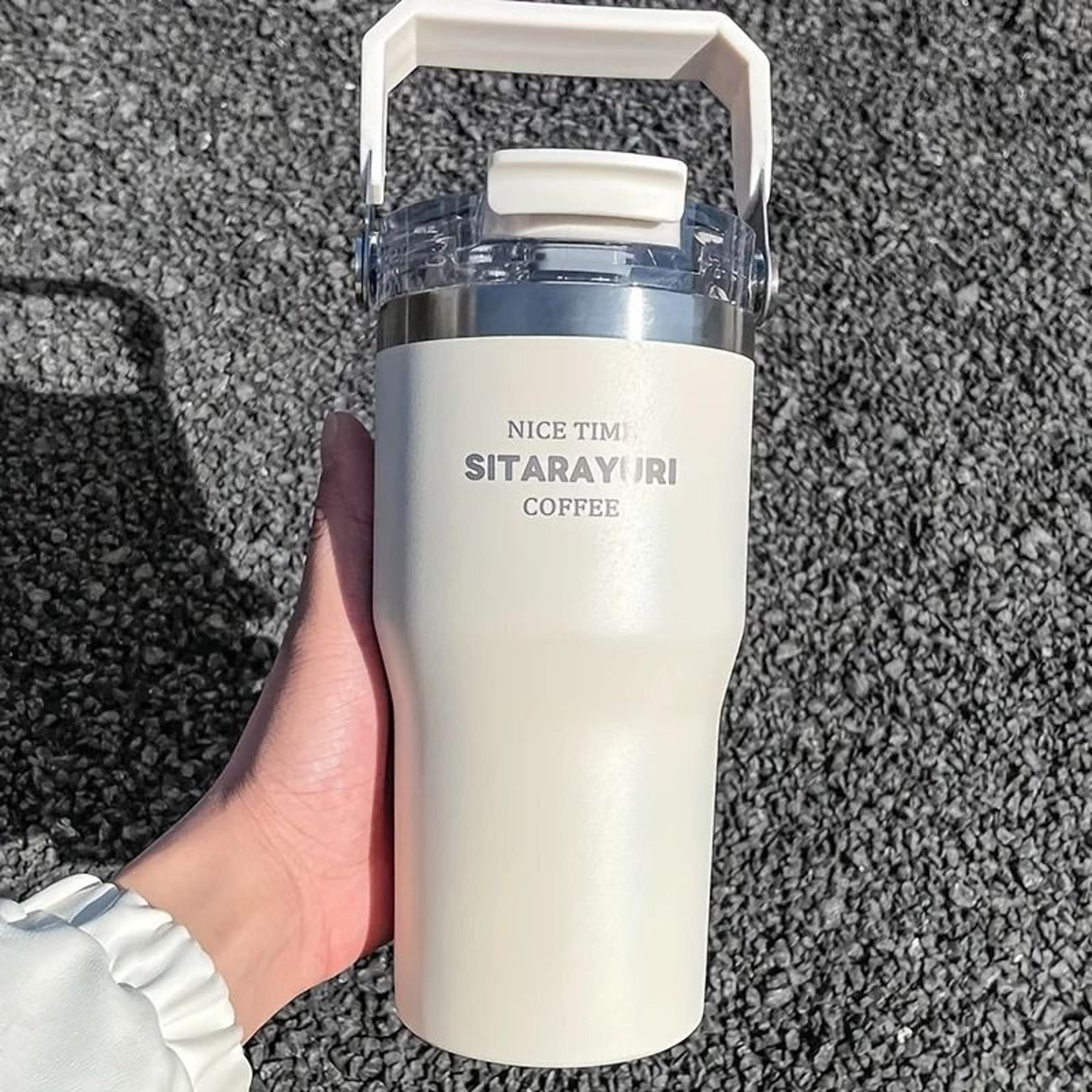 3043oz Large Capacity Insulation Cup  HighPerformance Travel Coffee Tumbler With Straw 4