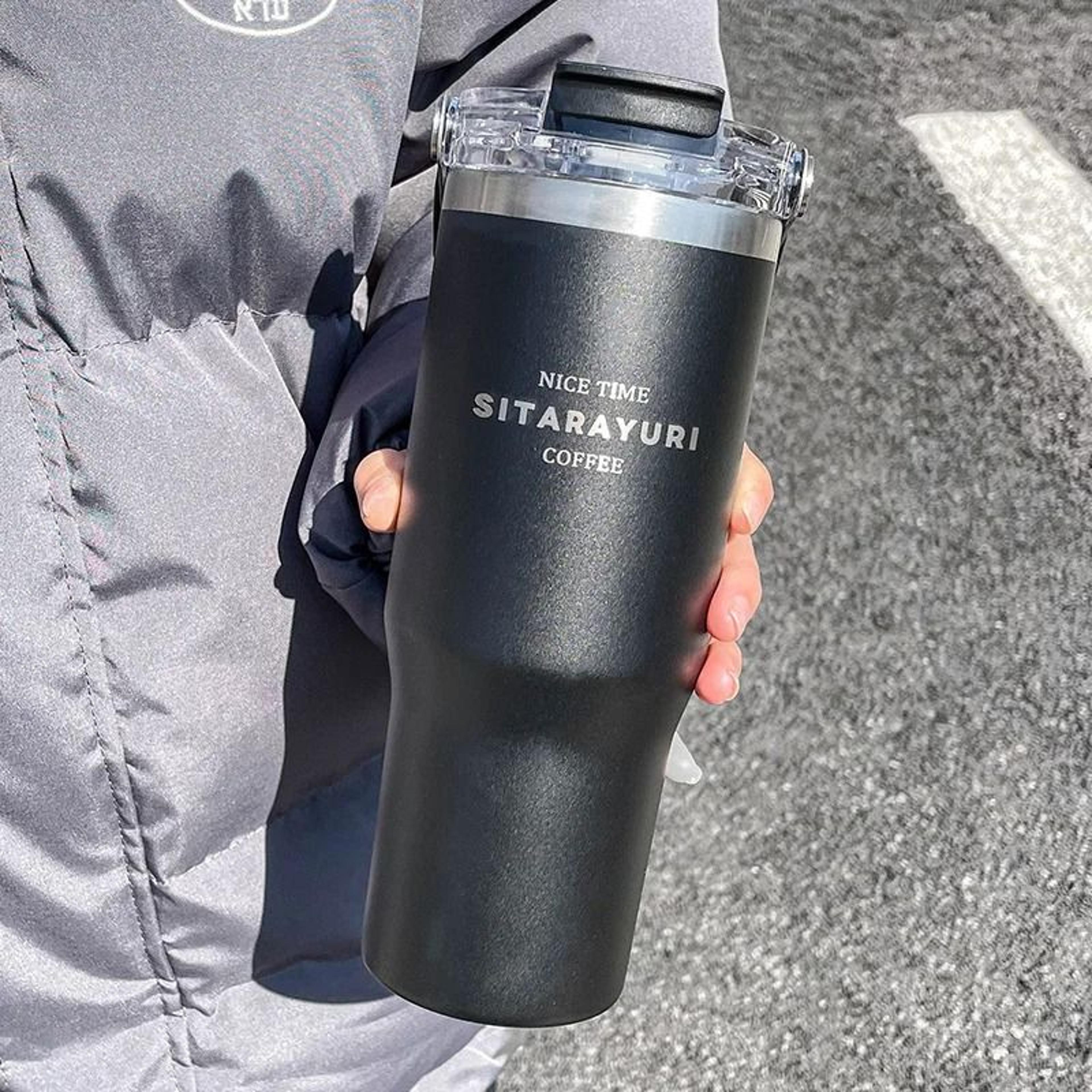 3043oz Large Capacity Insulation Cup  HighPerformance Travel Coffee Tumbler With Straw 5