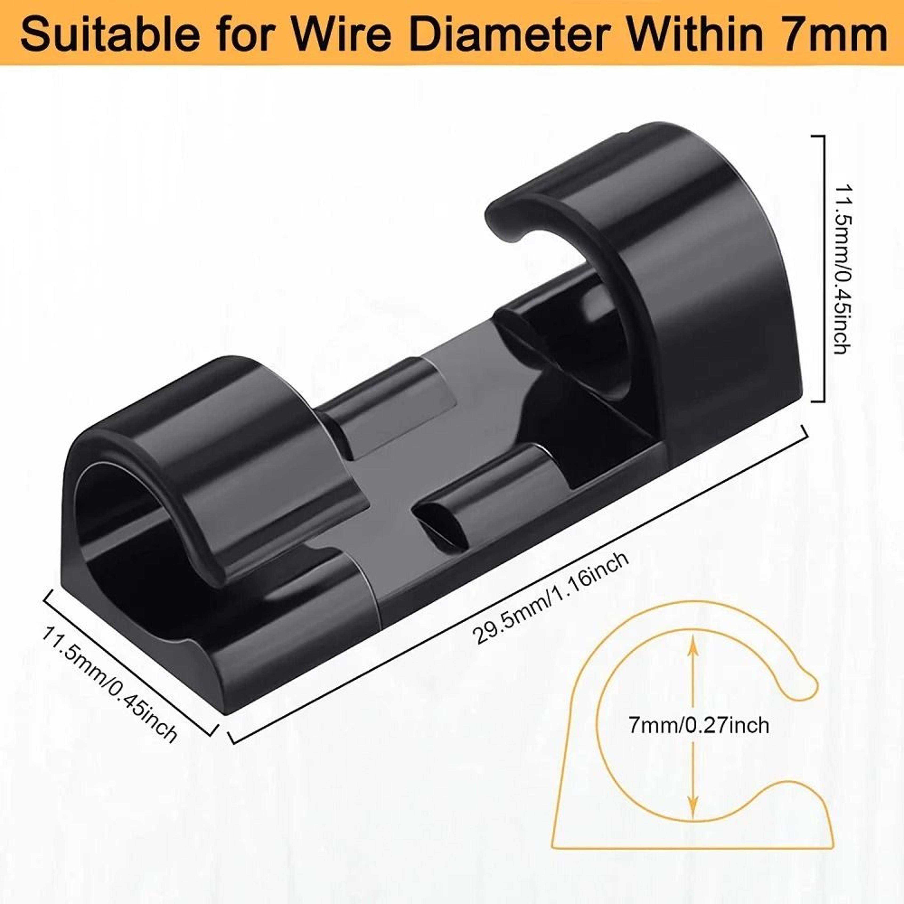 Untoom Desktop Cable Organizer Clips  HighPerformance USB Management  Wire Winder For PC And Cellph 3