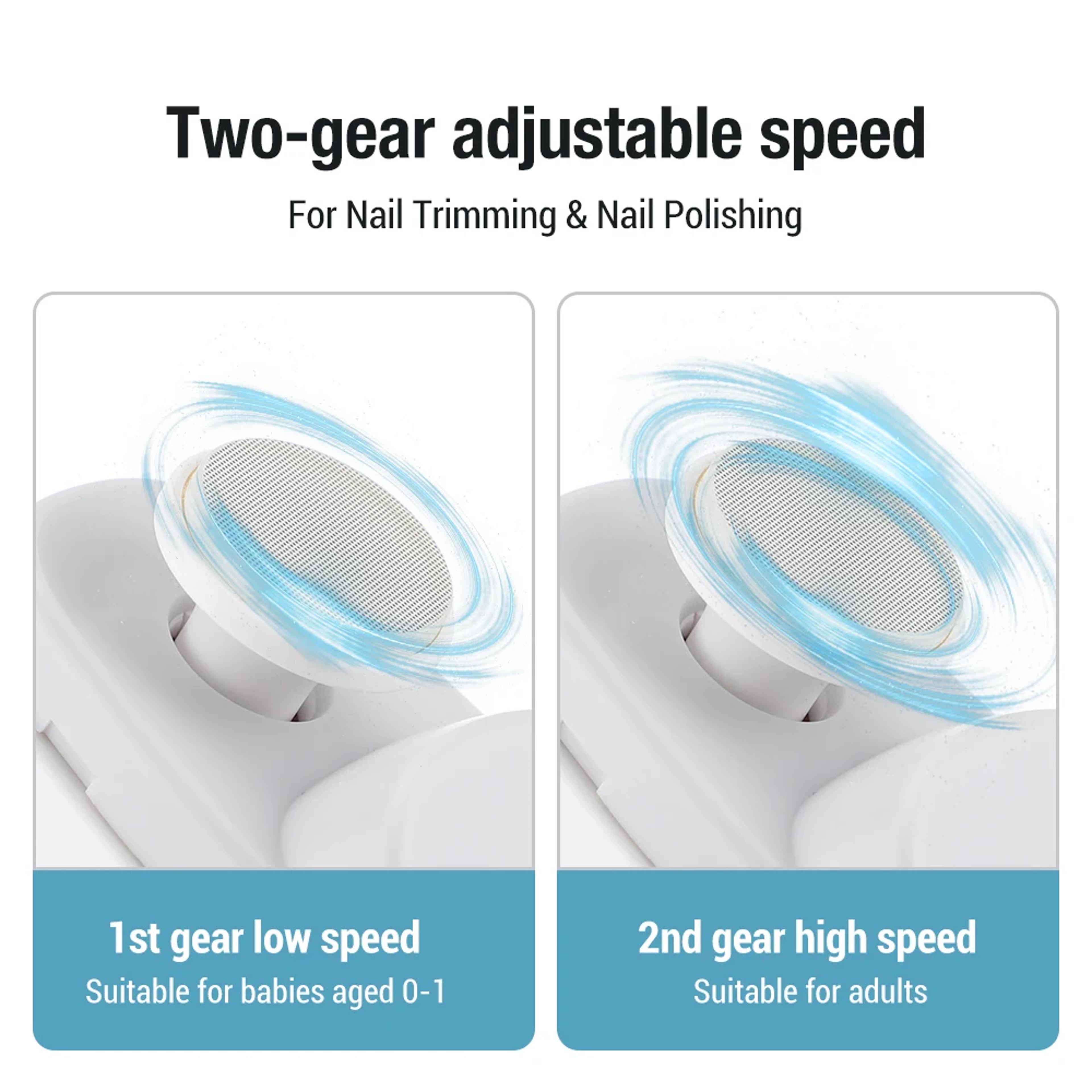 Rechargeable Electric Nail Grinder  Clipper Fast Precise Grooming Tool 3