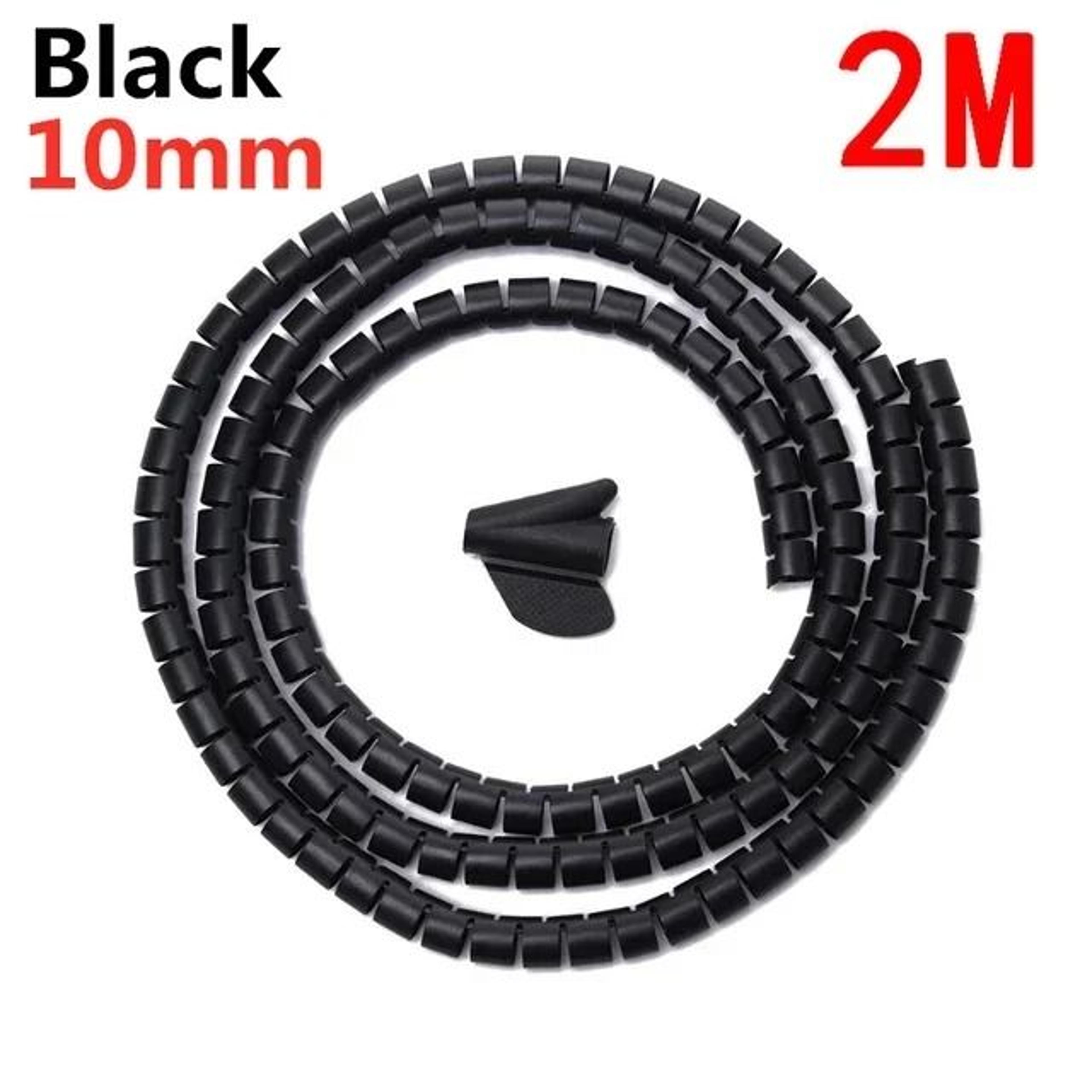 Flexible Cable Tube Sleeve  HighPerformance Cord Bundler  Desk Wire Management System 13
