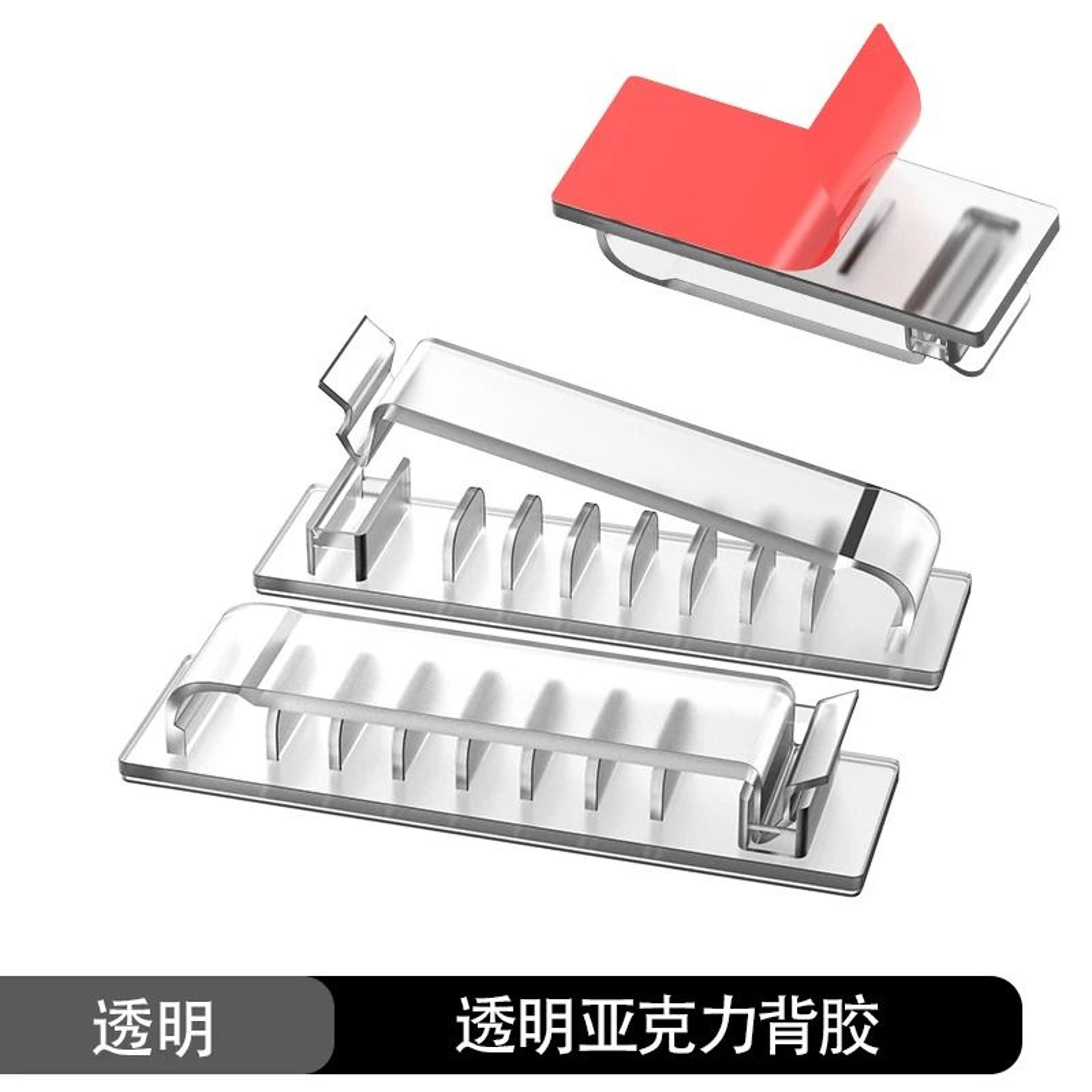 MultiSlot Silicone Cable Organizer  HighPerformance SelfAdhesive Wire Holder For Home  Office 6