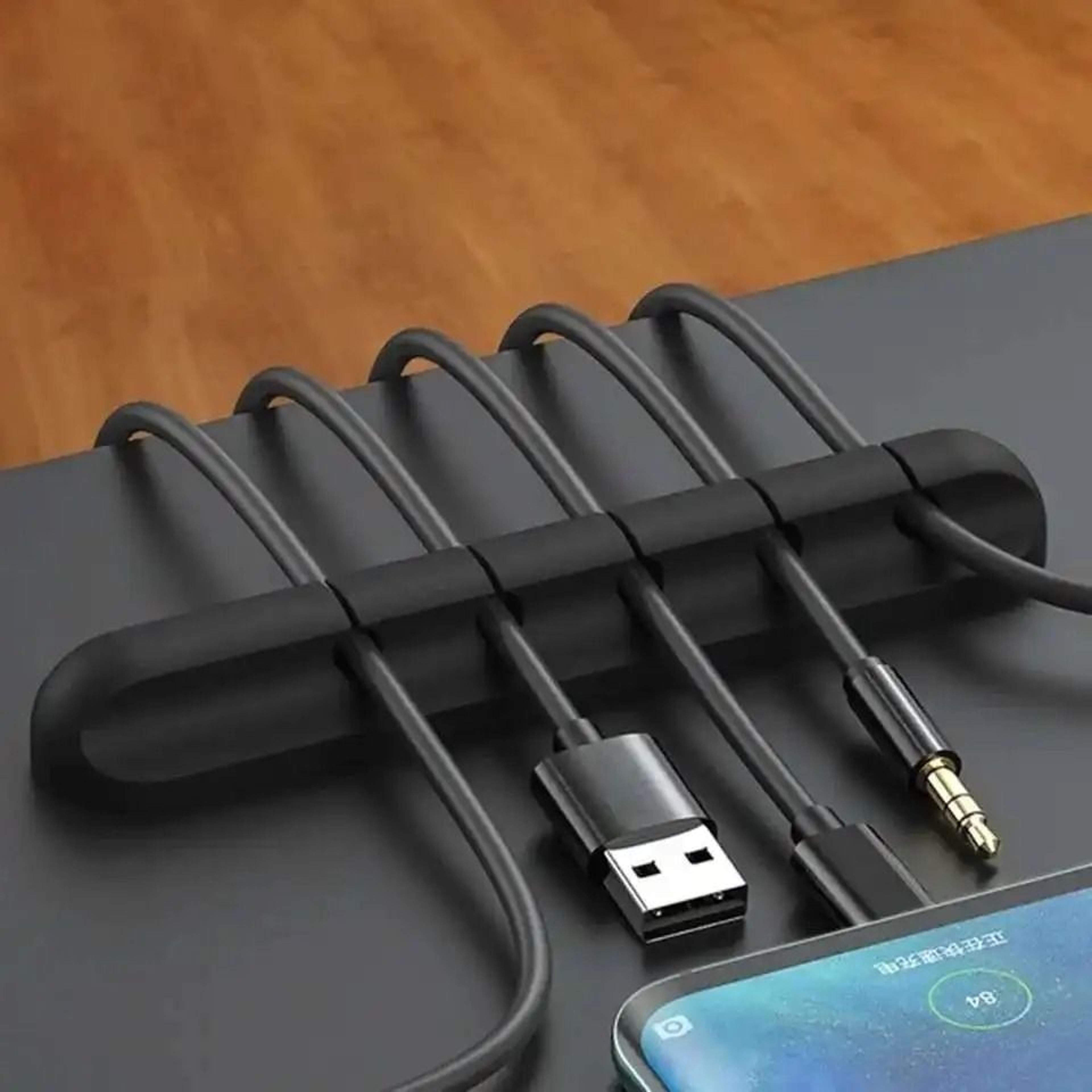 Silicone USB Cable Organizer  HighPerformance Desktop Tidy Clips  Mouse Wire Management Holder 2