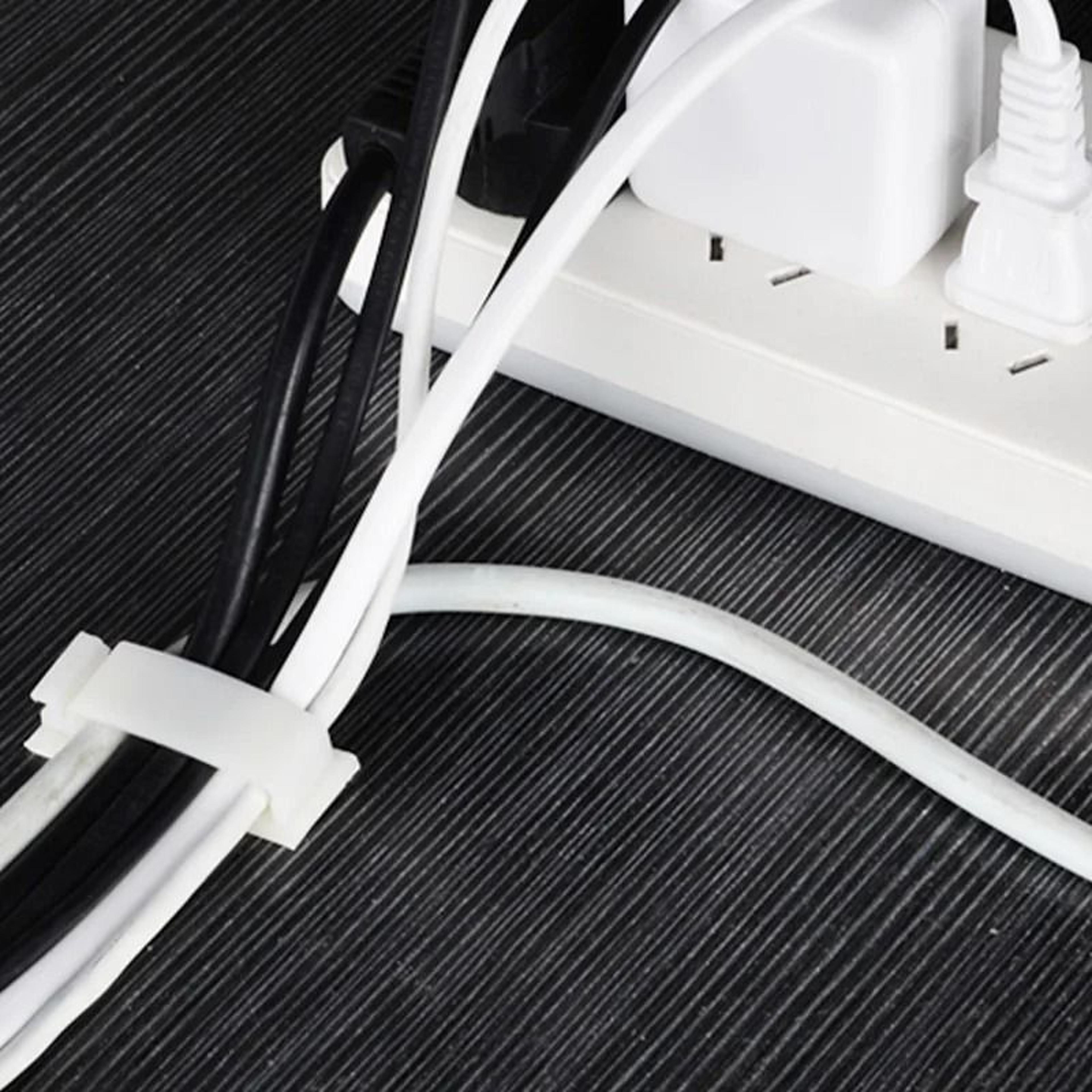 10Piece Charger Cable Organizer  HighPerformance Desktop Tidy Clips  USB Wire Management Holder 2