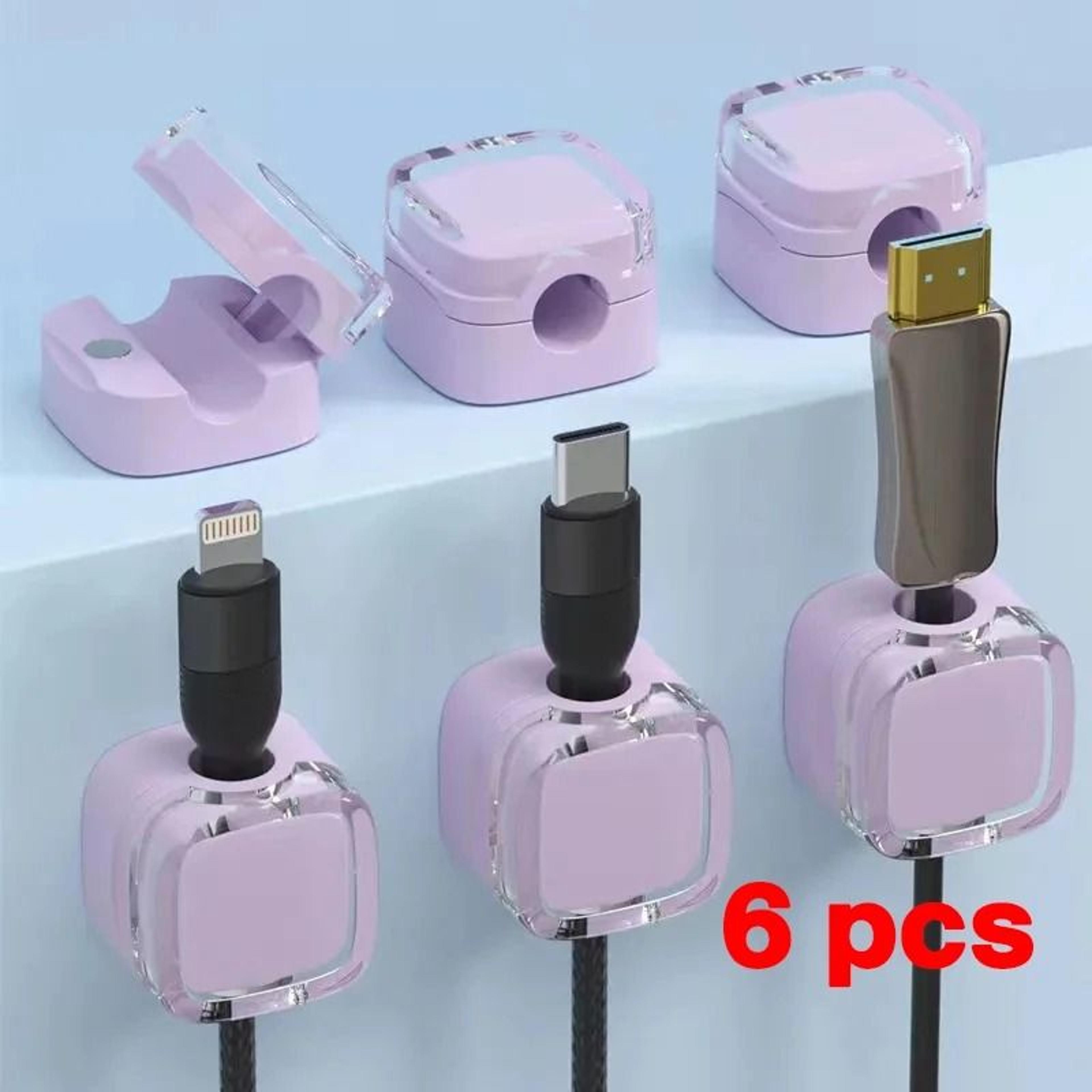 Adjustable Magnetic Cable Clips  HighPerformance UnderDesk Wire Management  Smooth Cord Holder 16