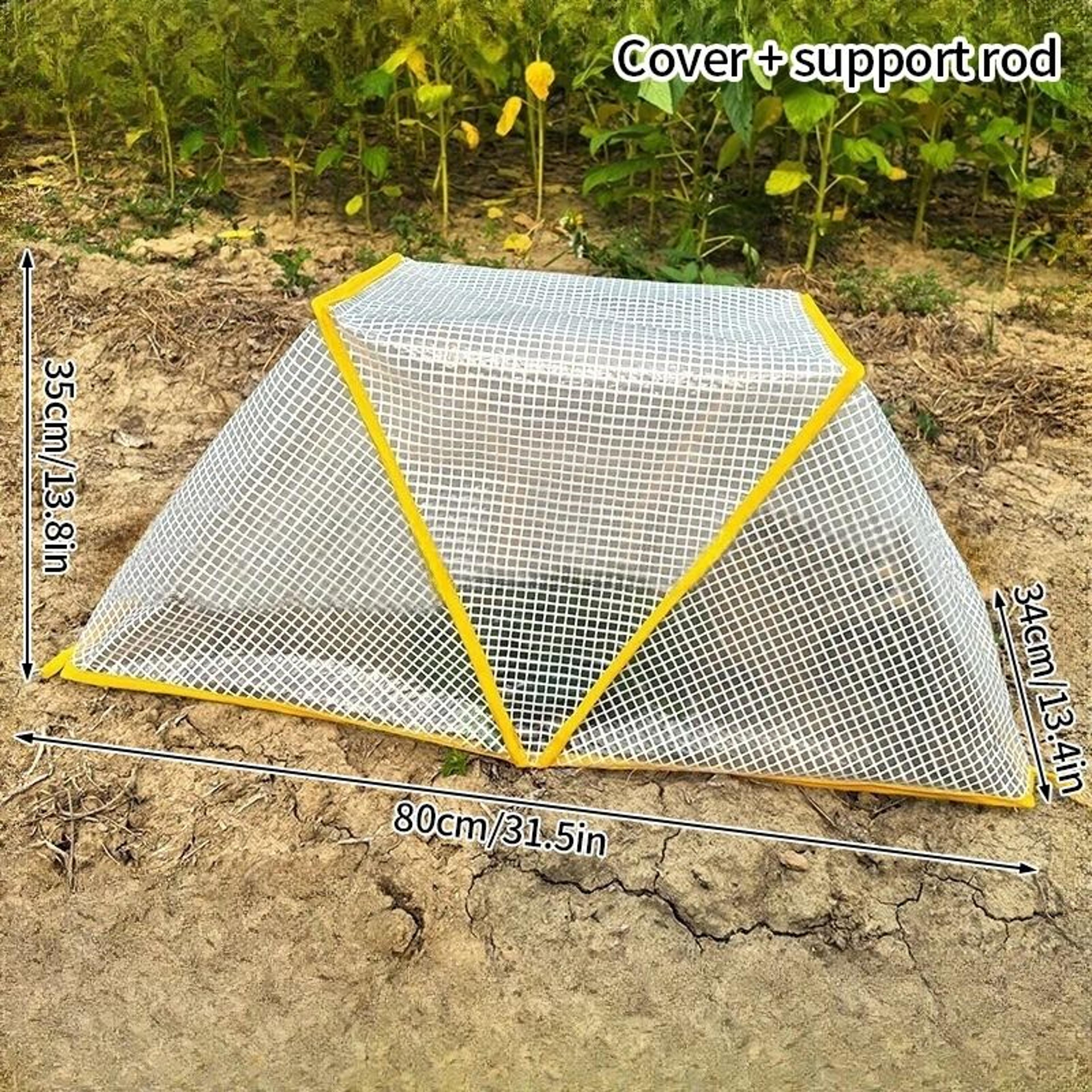 PopUp Mini Greenhouse  HighPerformance Winter Plant Warm Cover  Freeze Protection Tent 6