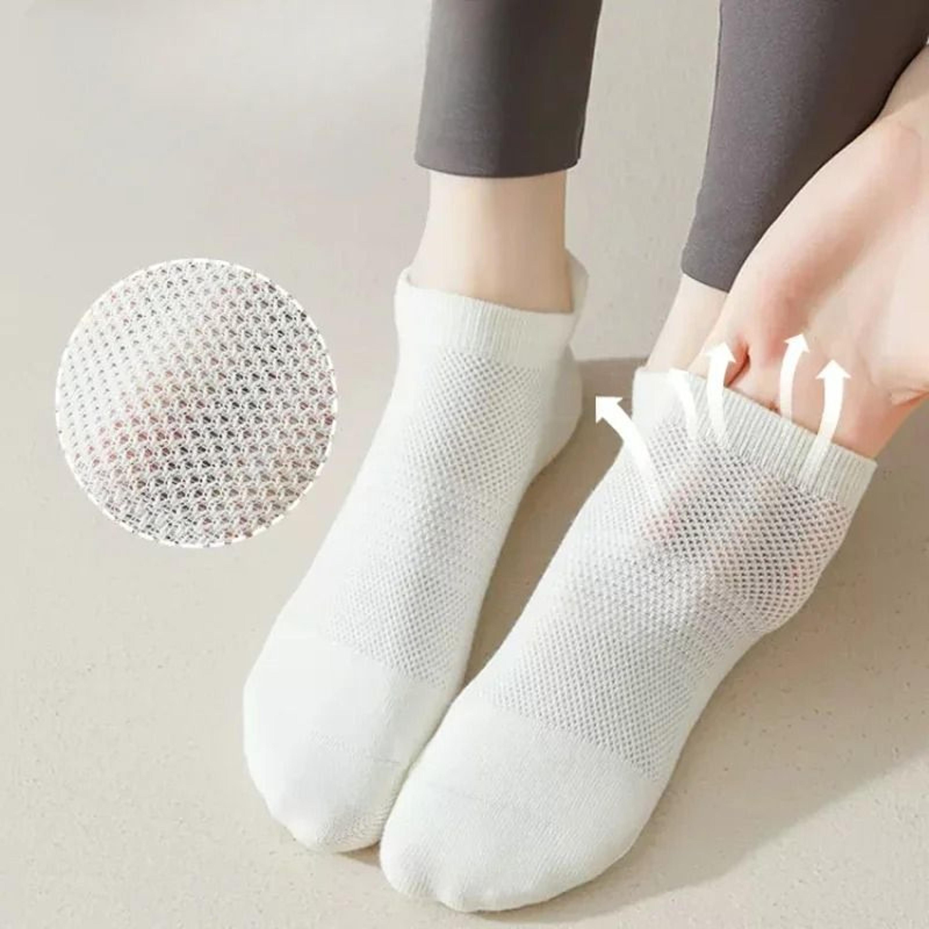 Mesh Breathable Yoga Socks  HighPerformance LowCut Fitness Socks  Professional NonSlip Pilates Gear 1