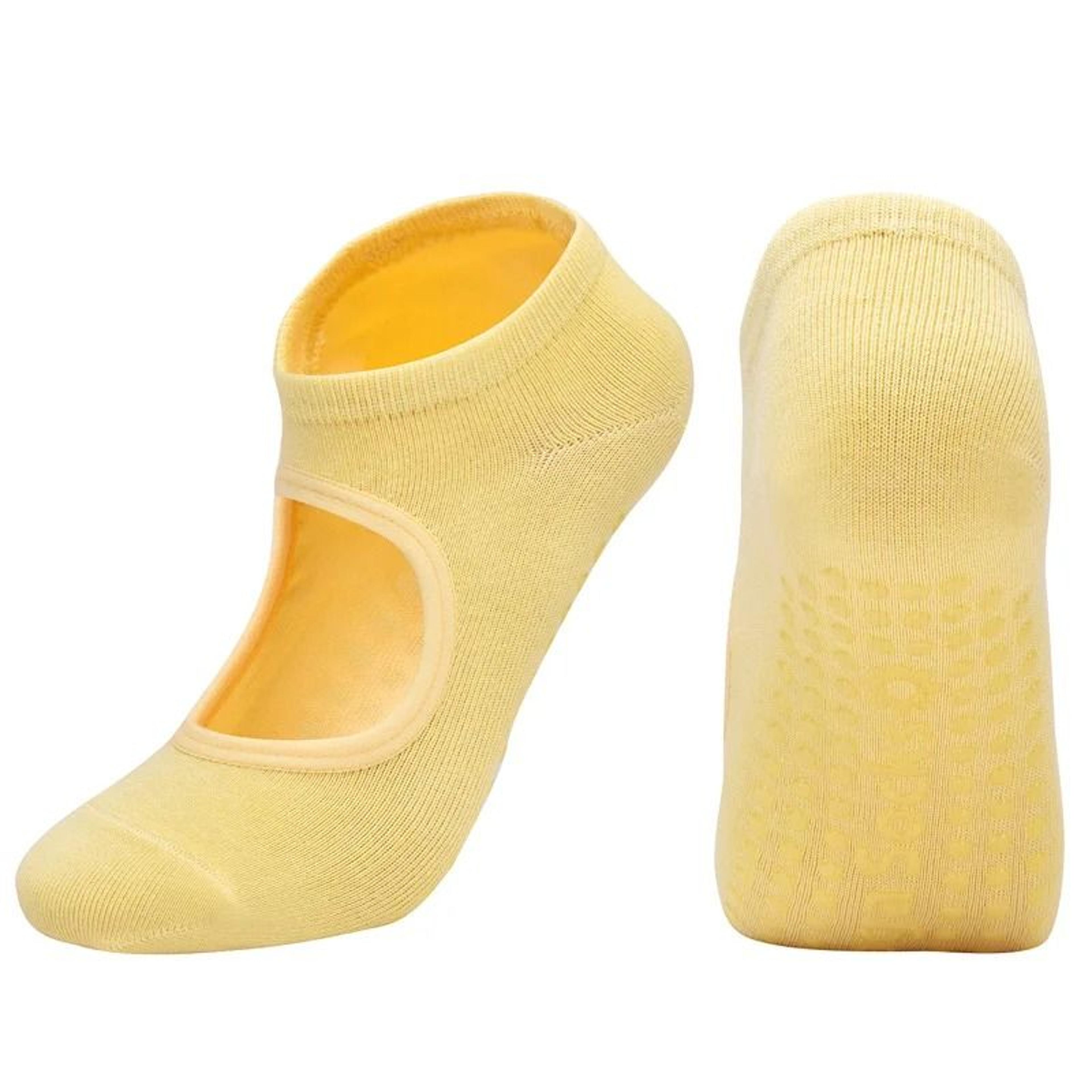 Customized Women Pilates Socks Anti Slip Breathable Backless Yoga Ballet Dance Sports Socks 10