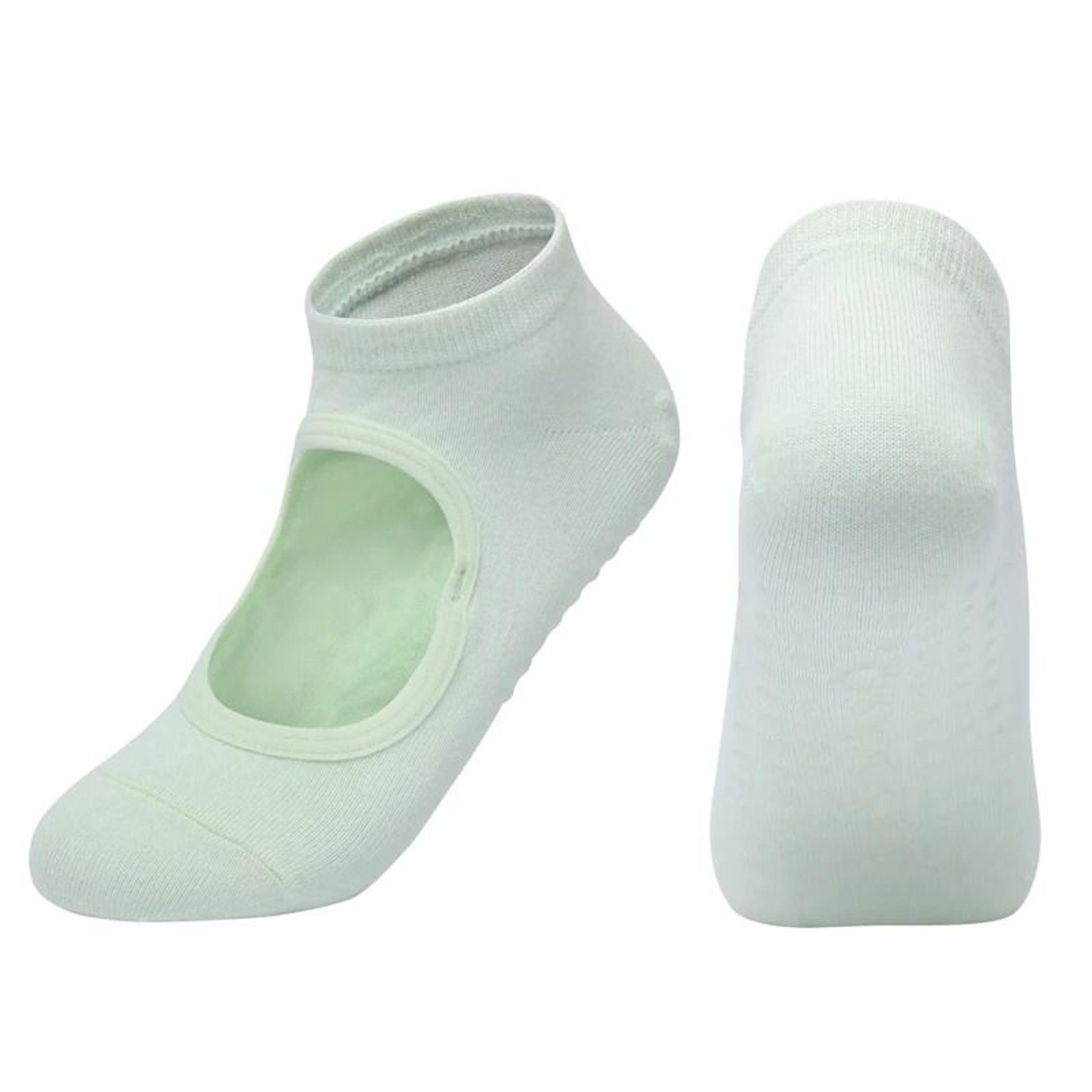 Customized Women Pilates Socks Anti Slip Breathable Backless Yoga Ballet Dance Sports Socks 14