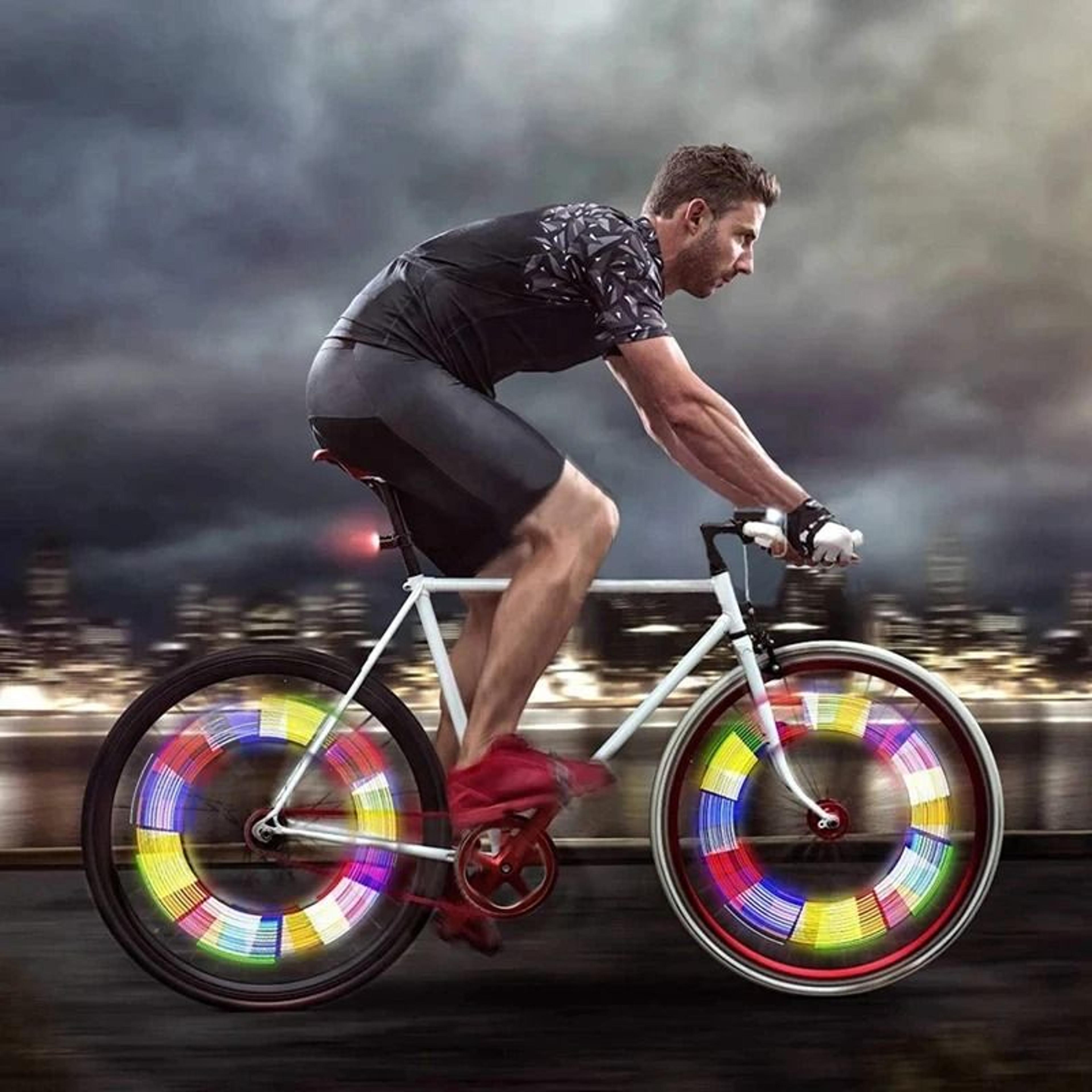 12Piece Bicycle Spoke Reflective Strips  HighVisibility DIY Safety Reflector Kit For MTB  Road Whee 5