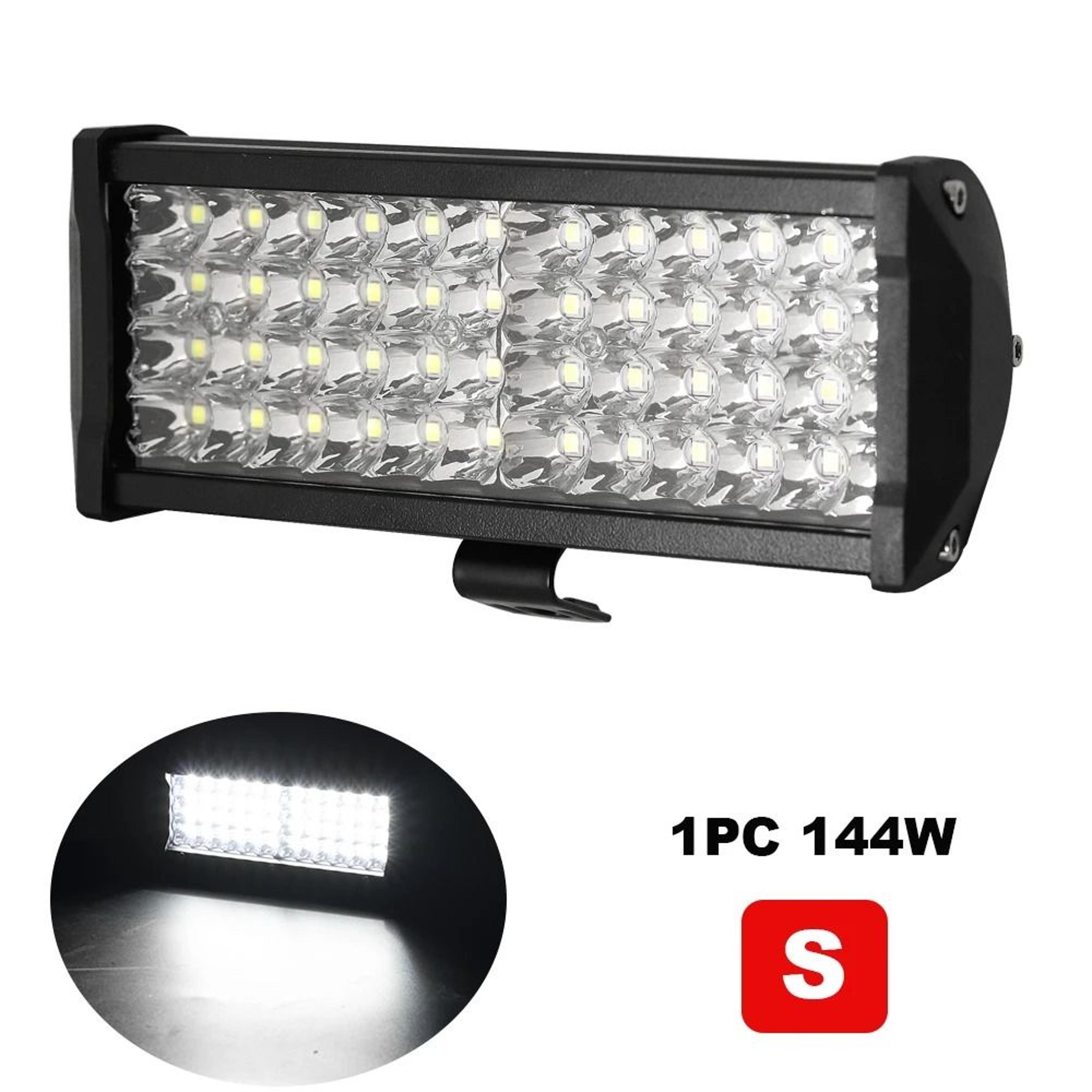 120W HighIntensity LED Light Bar  6000LM Spot  Flood Beam Work Light For Offroad Marine  Industrial 6
