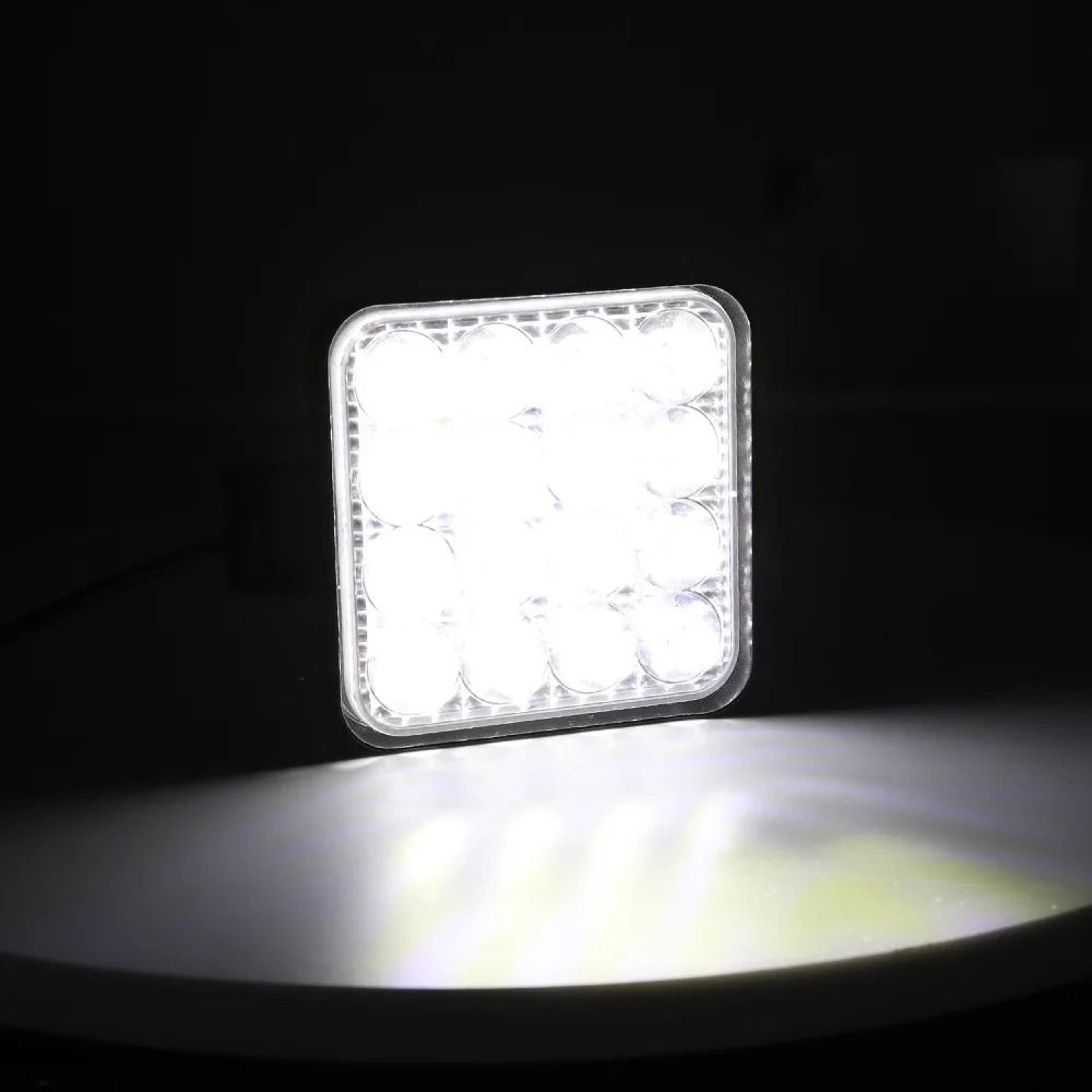 48W HighIntensity Mini LED Work Light  IP65 Waterproof Spotlight For OffRoad Jeep  Truck 2