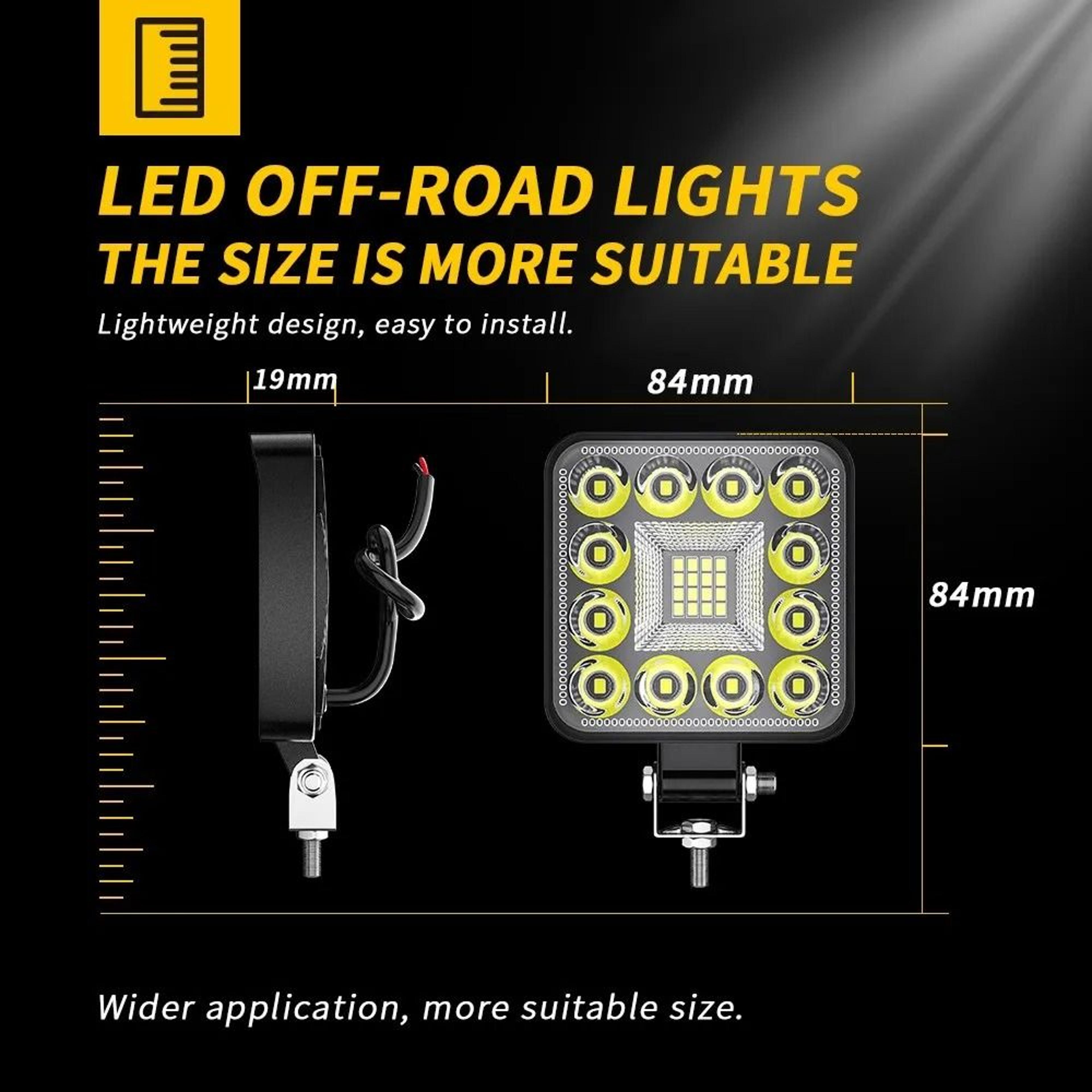 NLpeal 128W HighIntensity LED Light Bar  IP68 Waterproof Combo Beam For Offroad 4x4  Marine 3