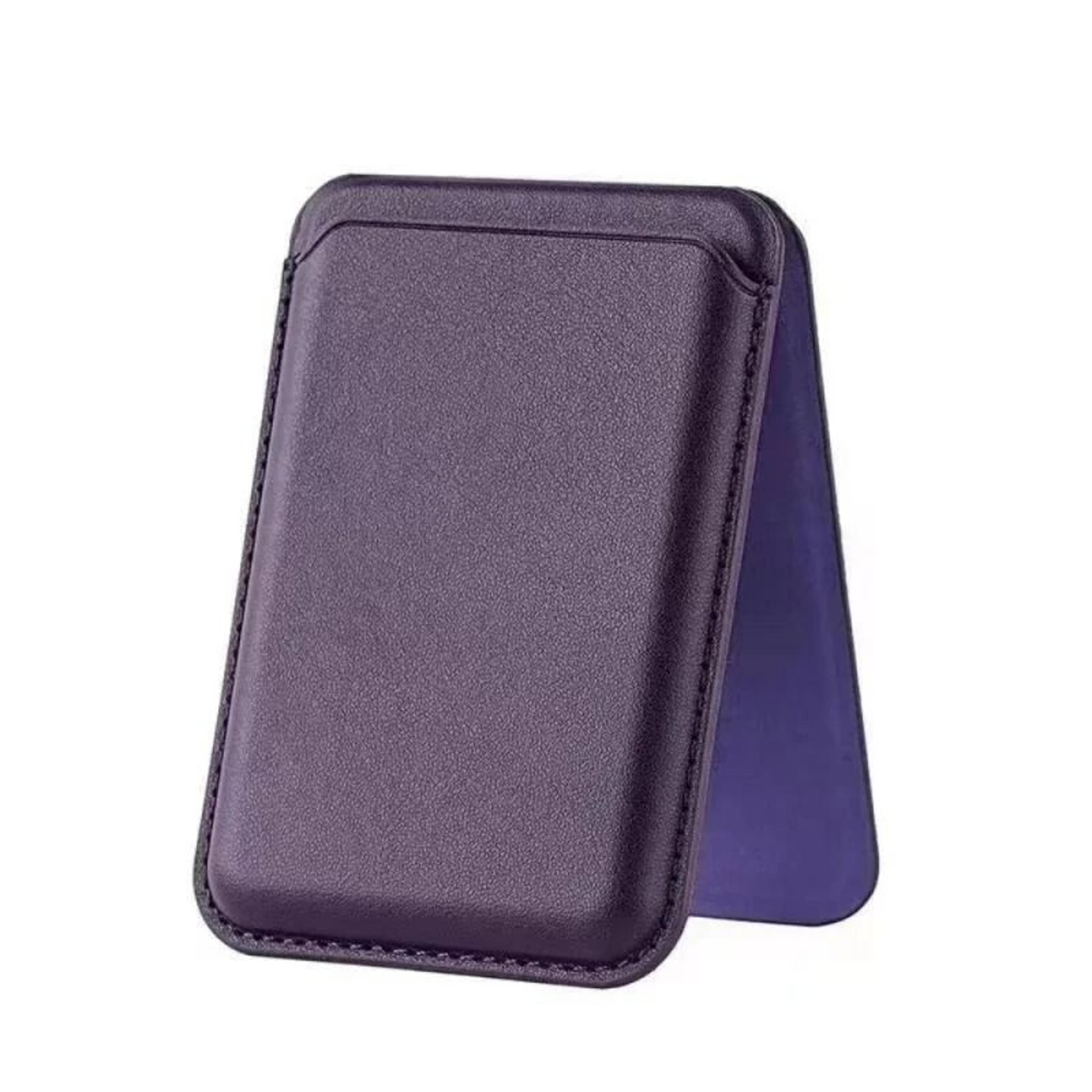 Strong Magnetic Leather Wallet With Hidden Stand  MagSafe Card Holder For IPhone 15 14 13 Pro Max 6