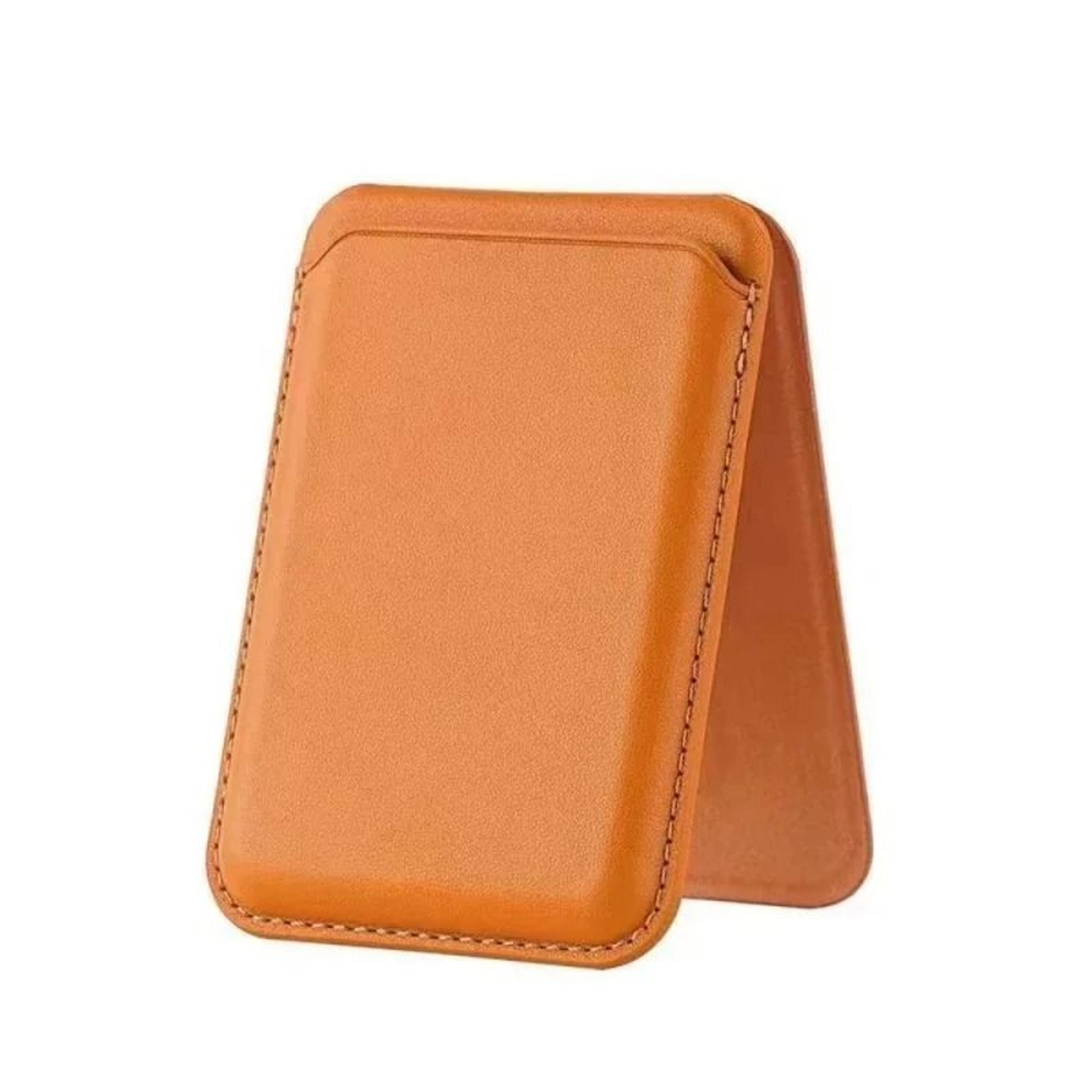 Strong Magnetic Leather Wallet With Hidden Stand  MagSafe Card Holder For IPhone 15 14 13 Pro Max 7