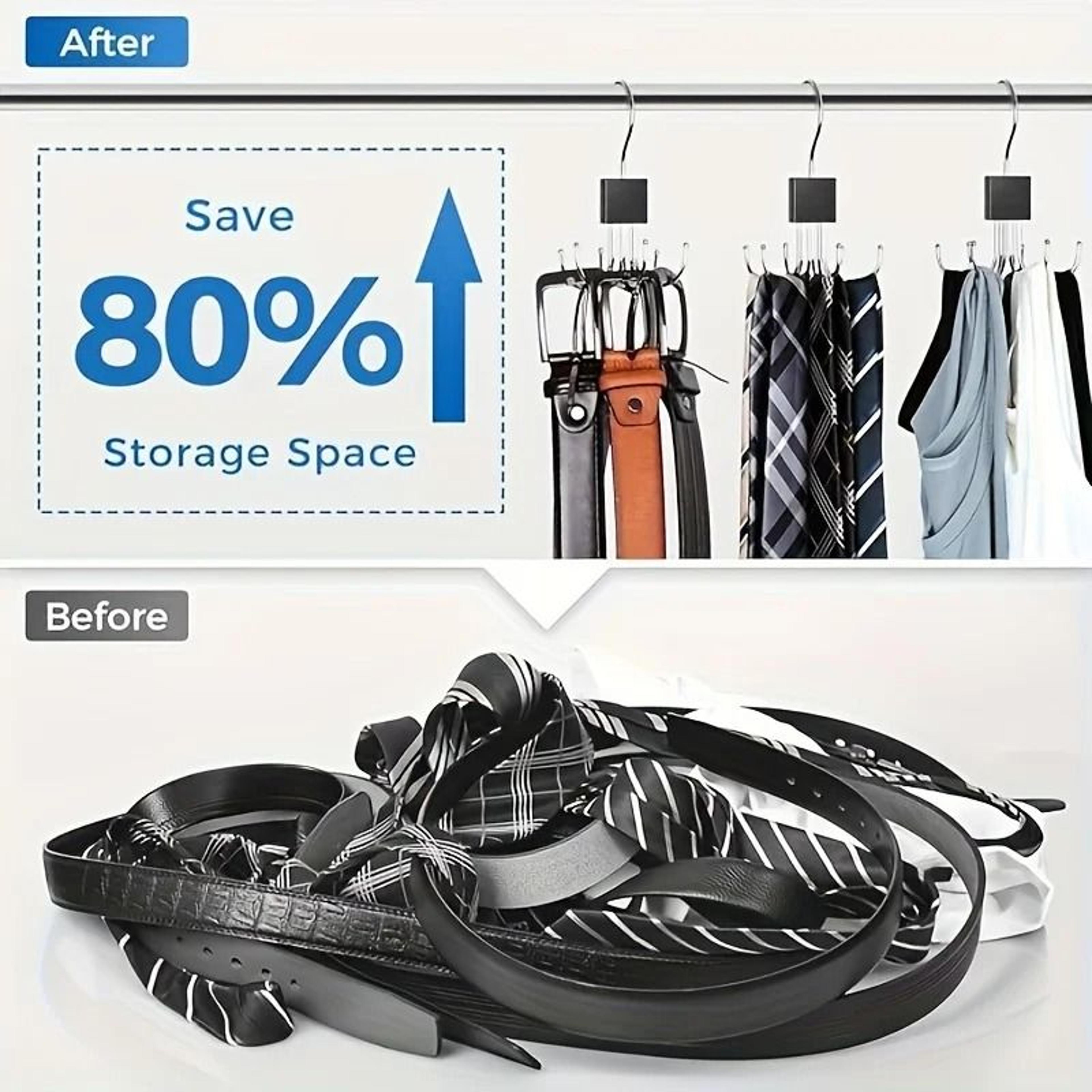 Multifunctional 360 Swivel Bag  Tie Organizer  HeavyDuty MultiClaw Metal Storage Hook With Durable  2