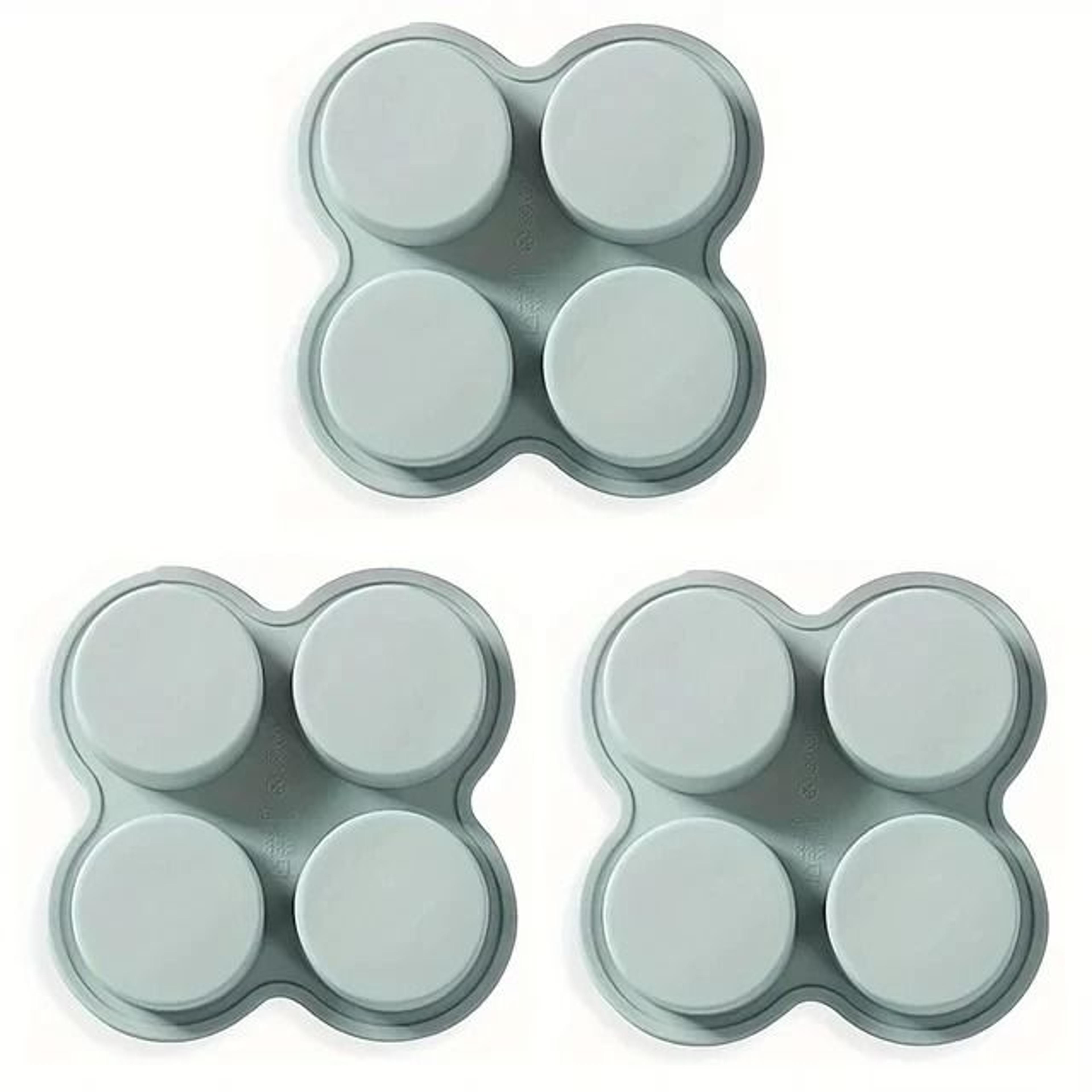 Reusable Silicone Air Fryer Egg Mold And NonStick Cupcake Molds For Toaster Ovens 9