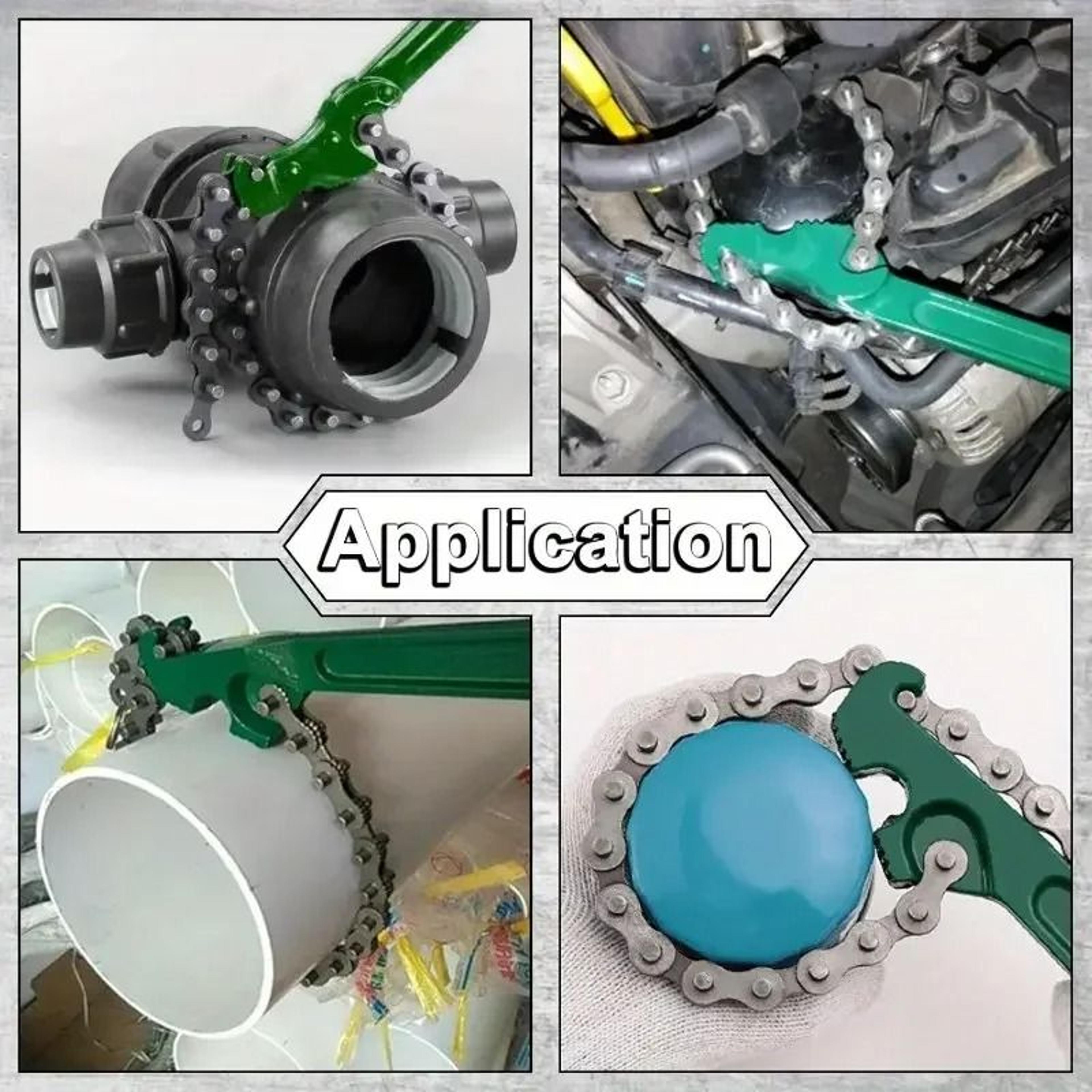Adjustable HeavyDuty Belt Wrench And Oil Filter Strap Spanner For MultiPurpose Disassembly 5