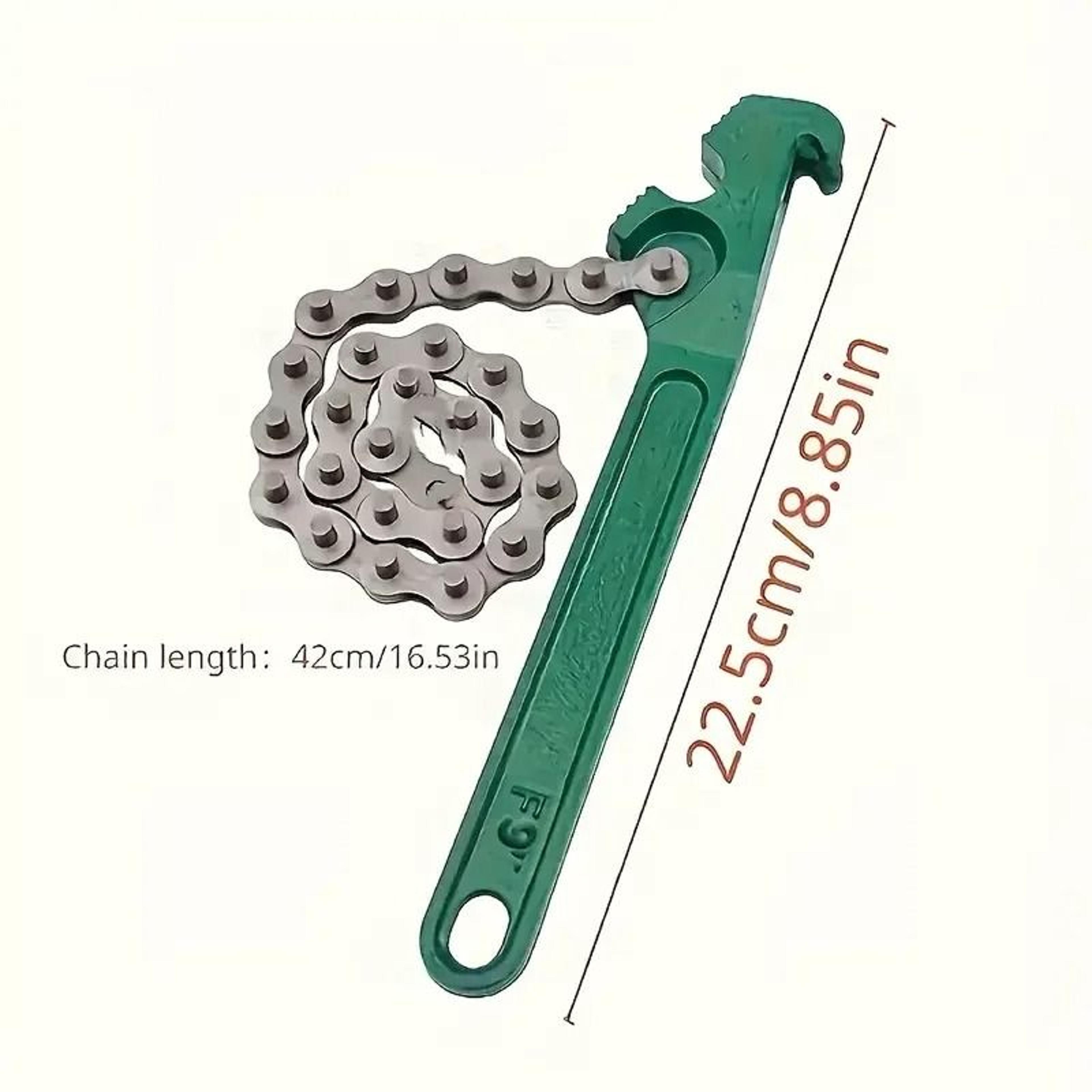Adjustable HeavyDuty Belt Wrench And Oil Filter Strap Spanner For MultiPurpose Disassembly 6