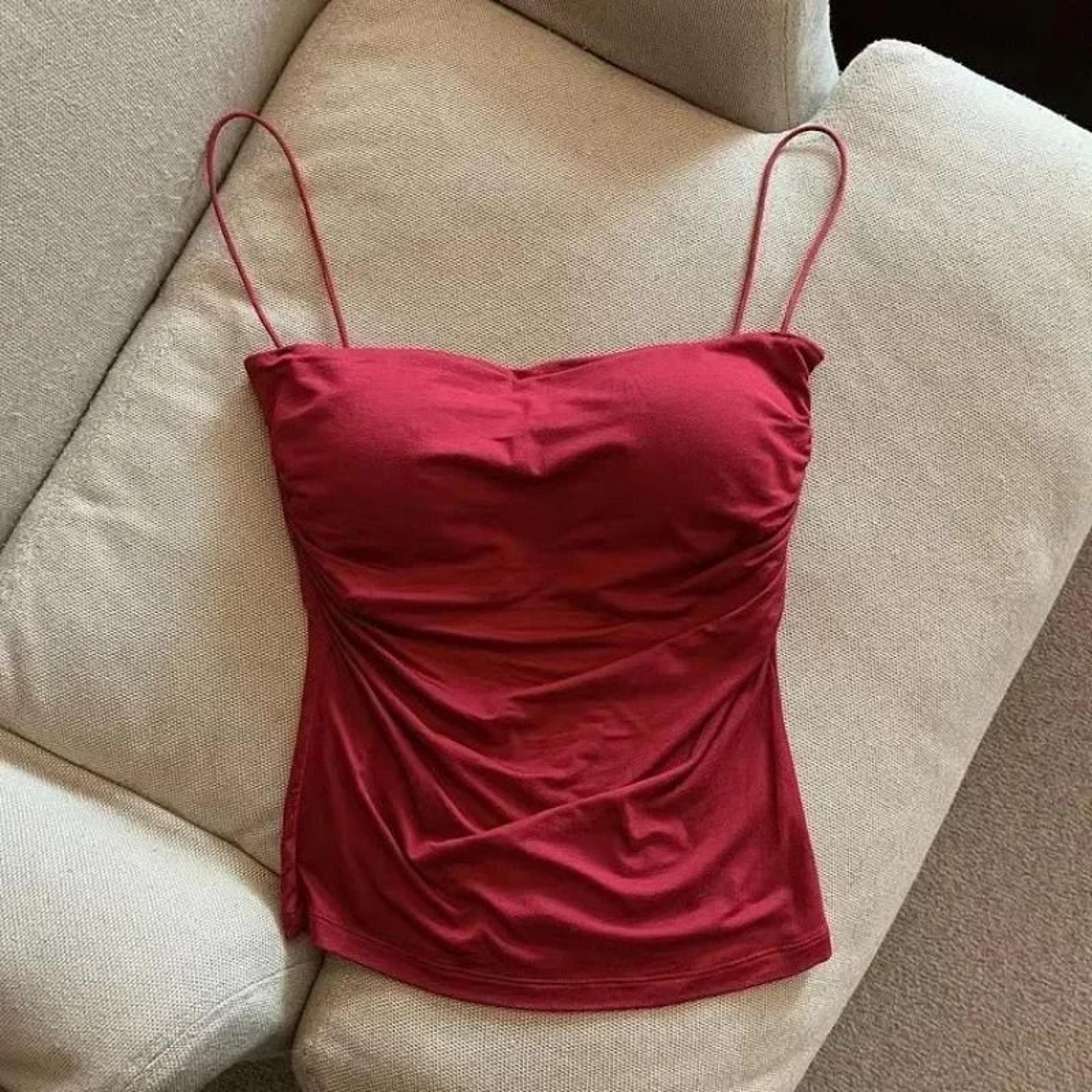 Womens Seamless Cotton Tank Top  Sexy Casual Crop Camisole With Chest Pads 9