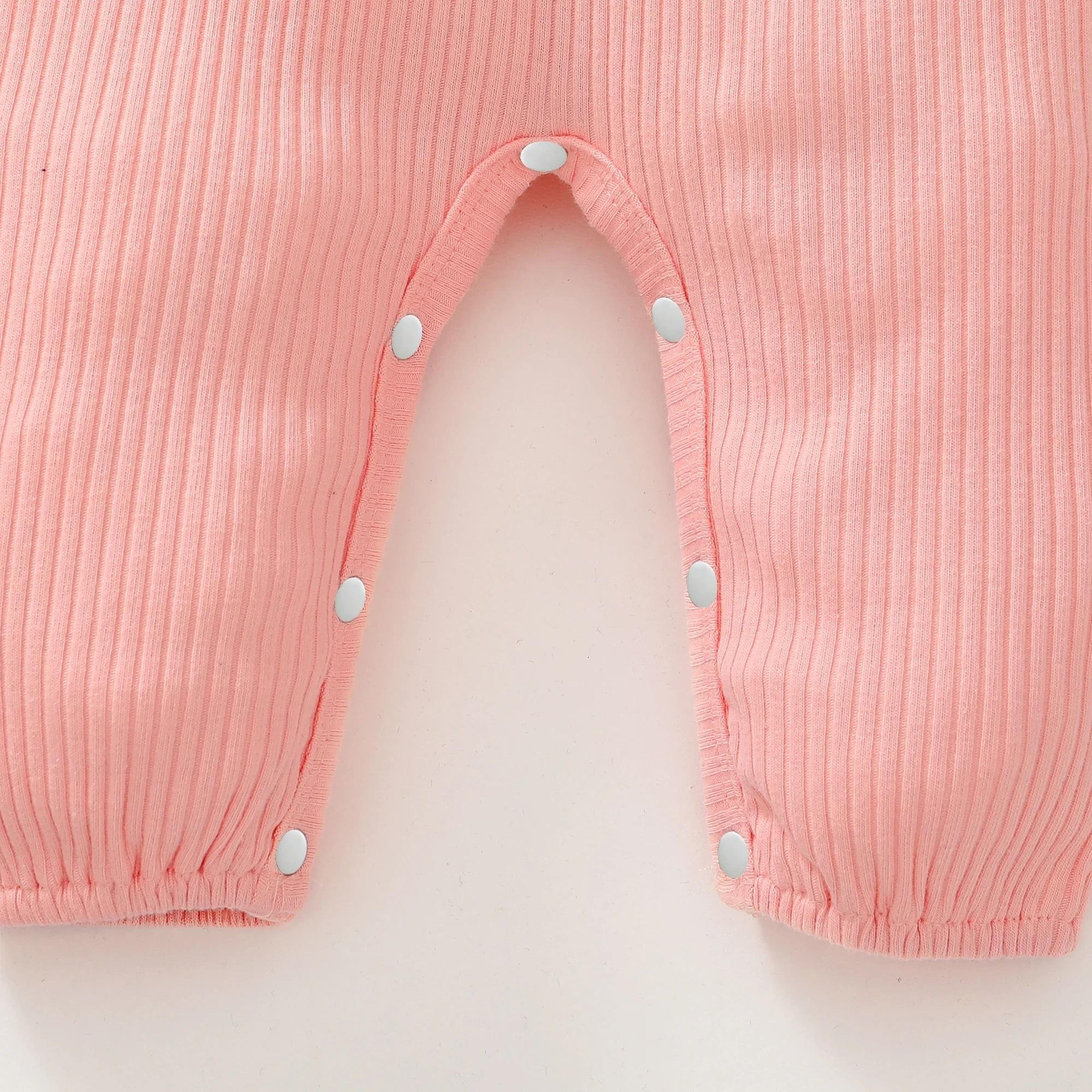 2Piece Newborn Girl Ruffle Romper  Headband  Long Sleeve AutumnWinter Bodysuit 4