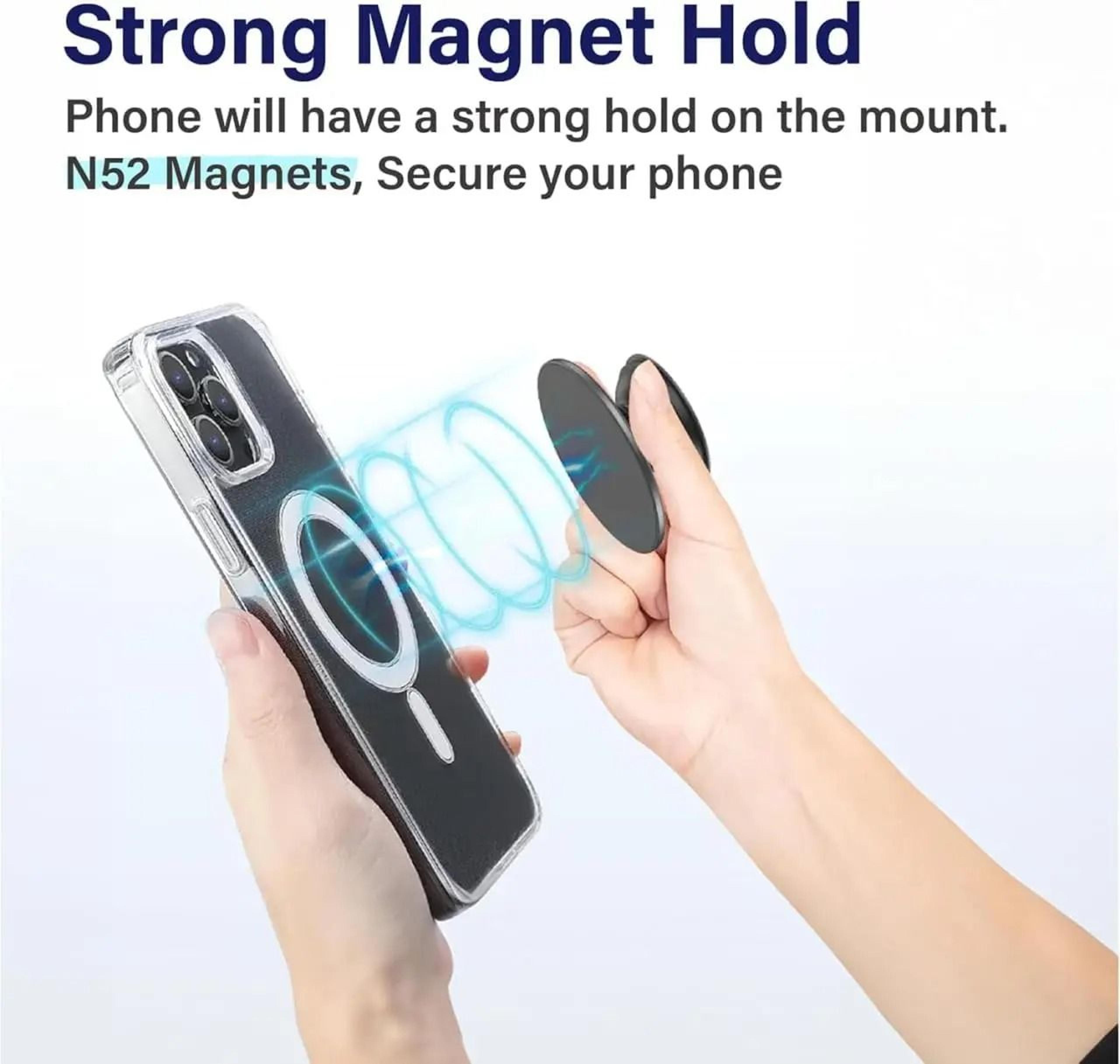 Popped Magnetic Folding Mobile Phone Grip Holder For MagSafe IPhone  Samsung Devices 2