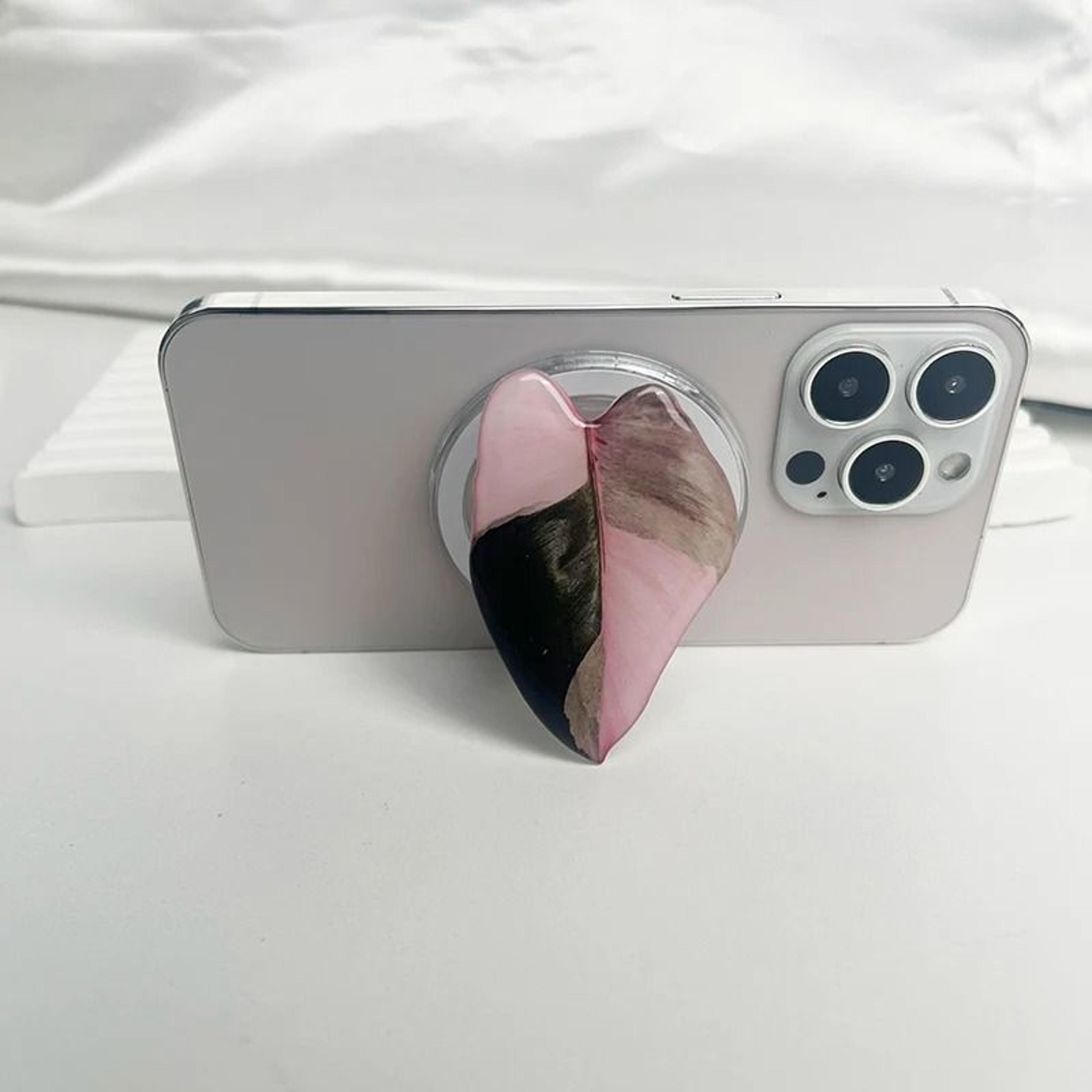 Tropical Leaf Magnetic Phone Grip Holder For MagSafe IPhone  Samsung Fashion Decoration 1