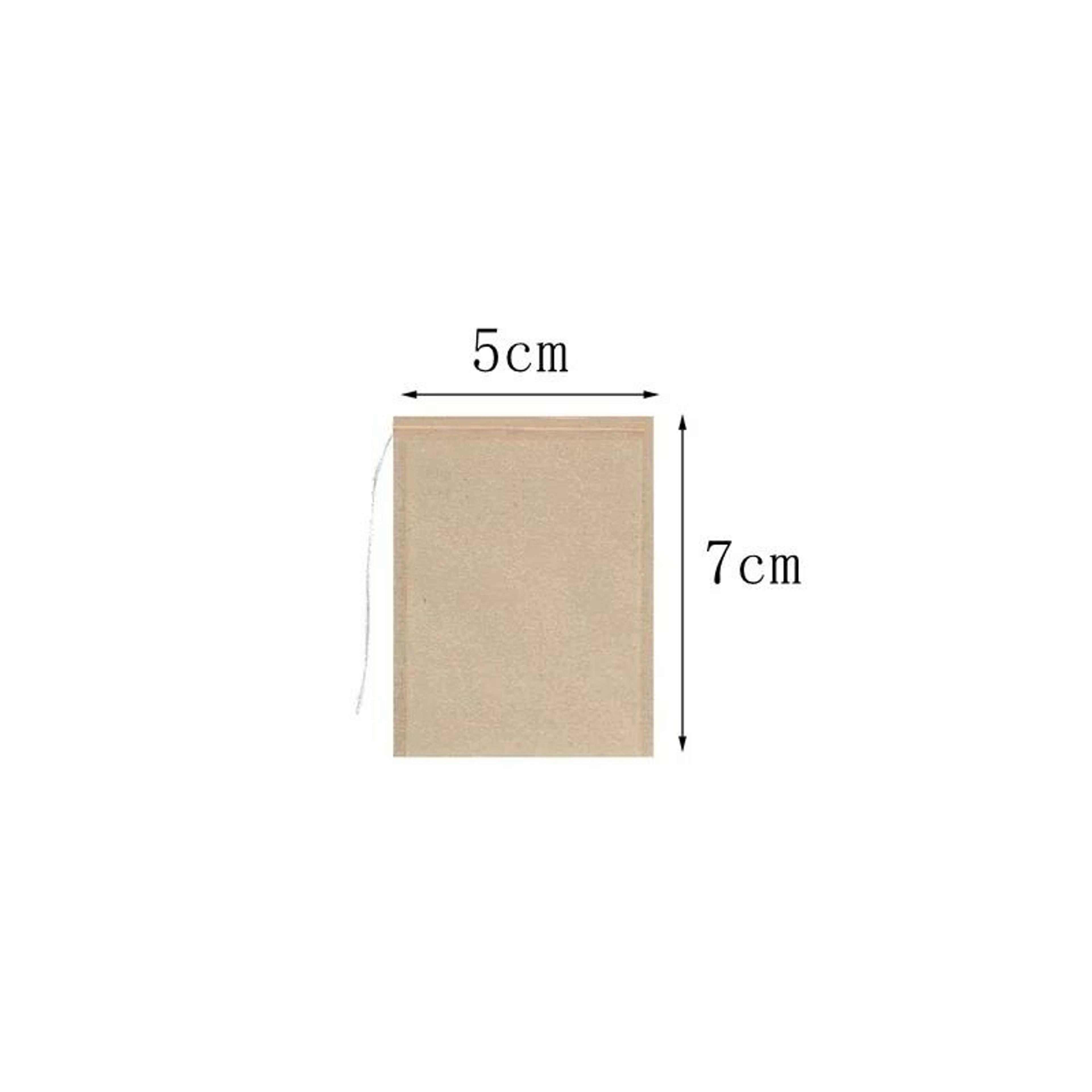 100Pcs Drawstring Teabags  Premium Biodegradable Filter Bags For Coffee Herbal Medicine  Leaf Tea 6