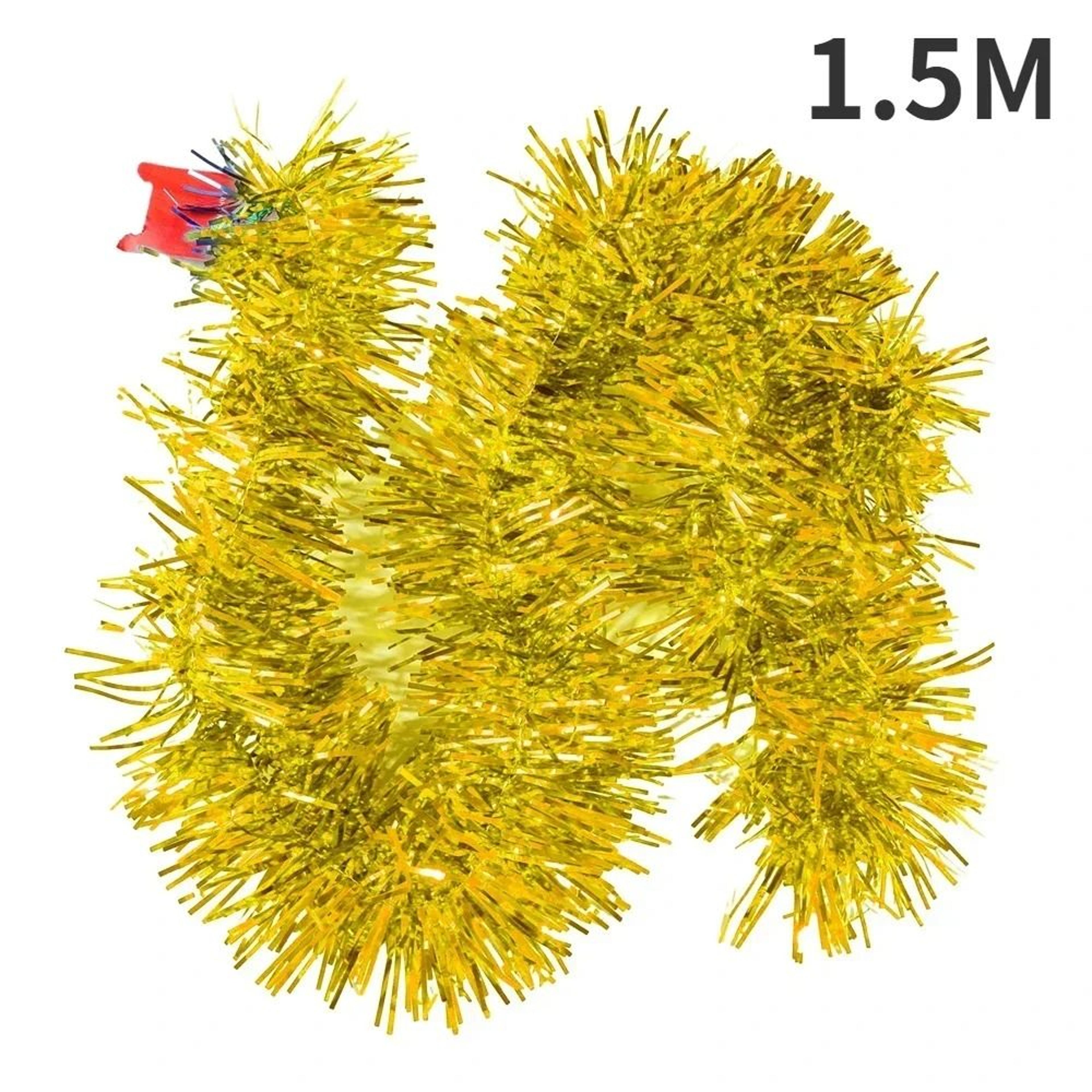 18M Christmas Tinsel Ribbon Garland  Premium StarOrnamented PVC Hanging Decor For Home  Wedding Inf 9
